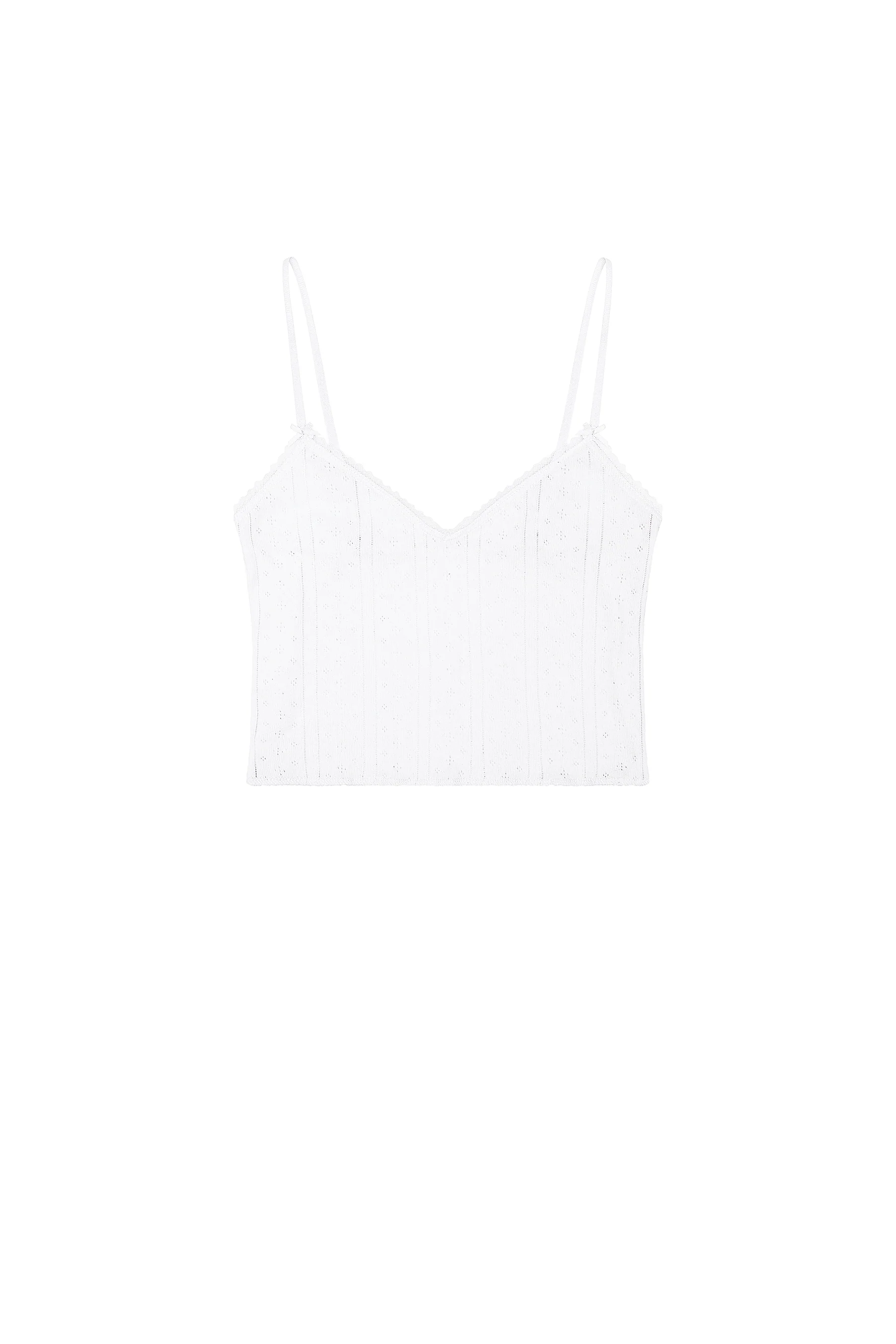 The Cami: White Pointelle - Image 3