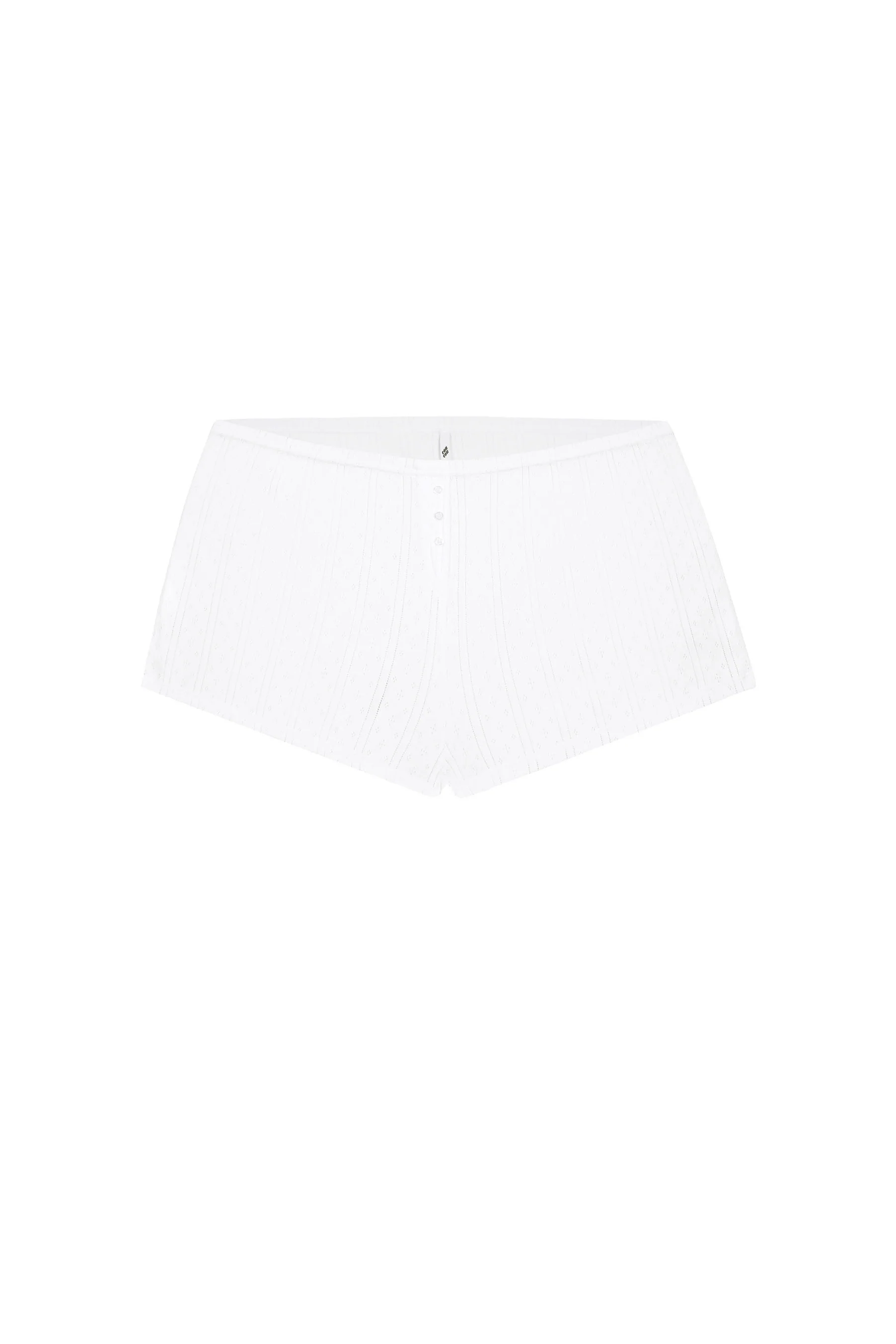 The Short: White Pointelle - Image 3