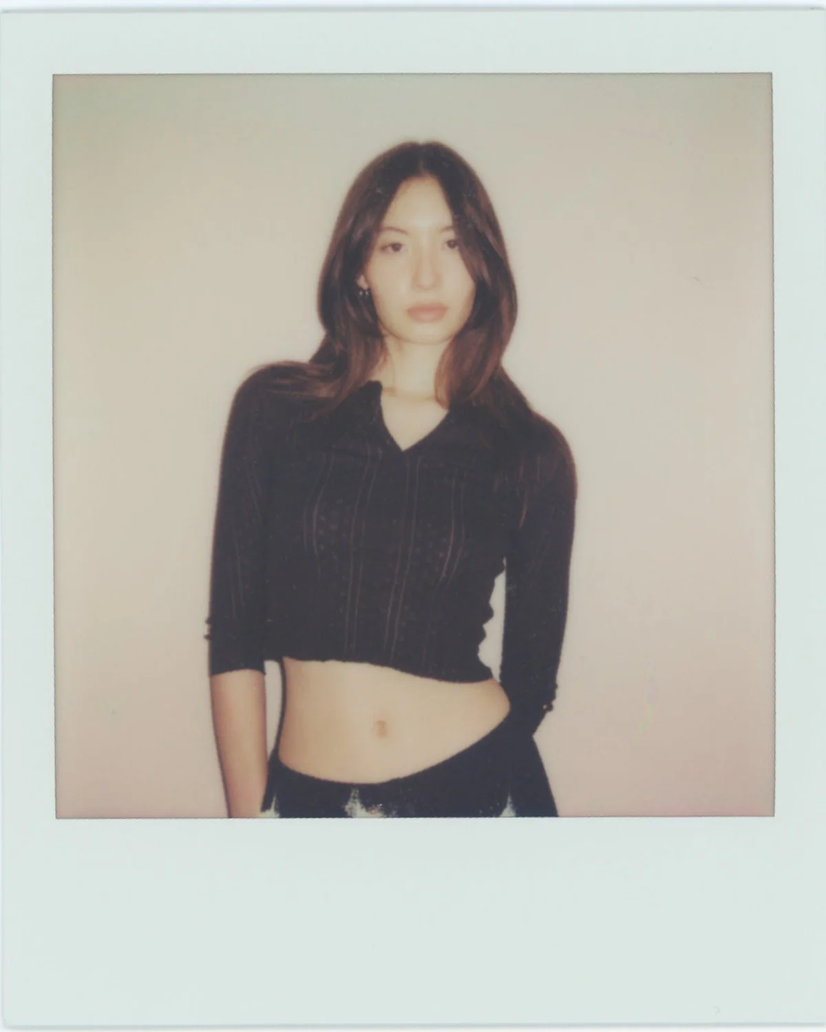 The Baby Henley: Black Pointelle - Image 7