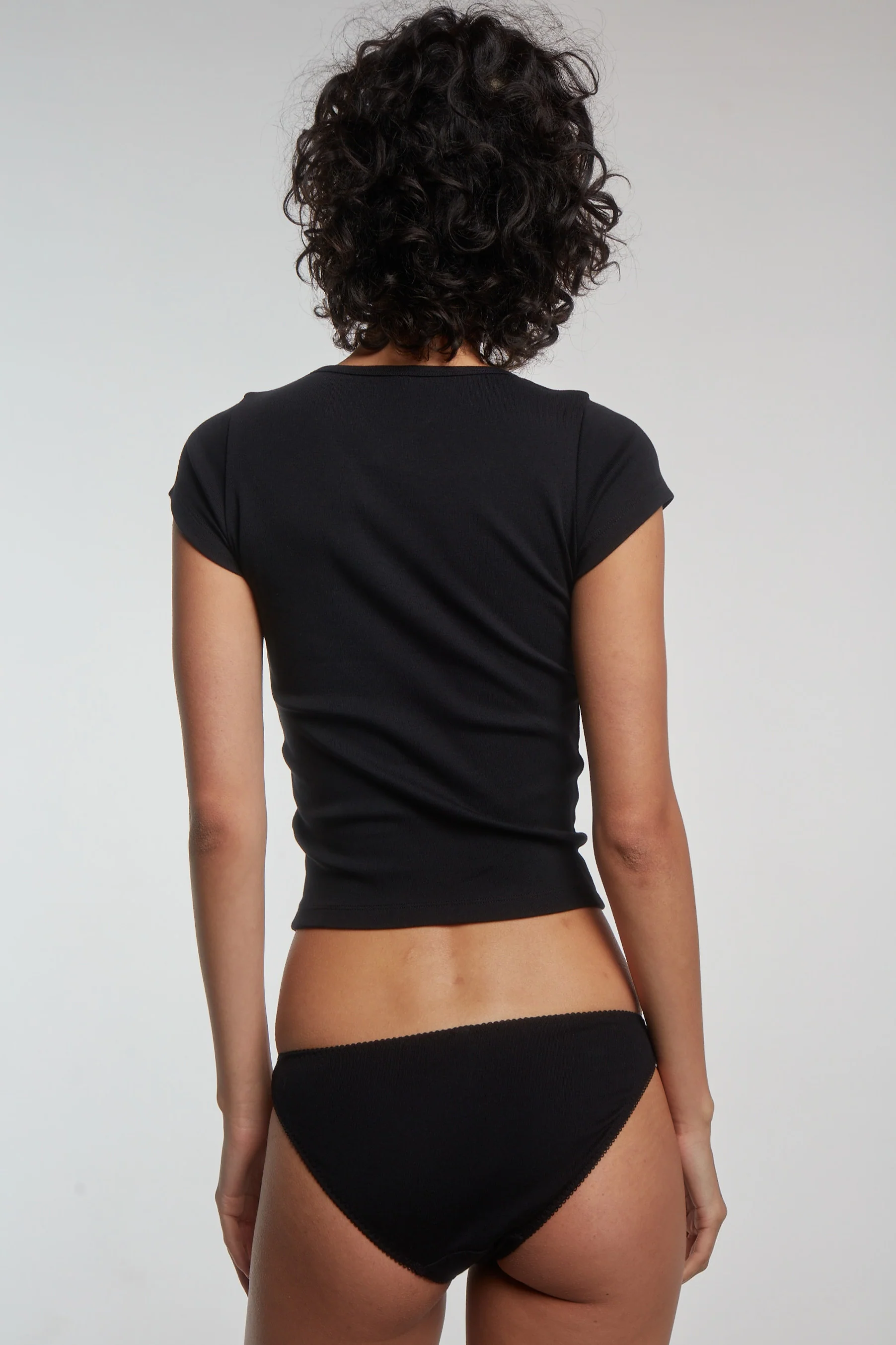 The Baby Tee 2 Pack: Cotton Jersey Black & Grey - Image 6