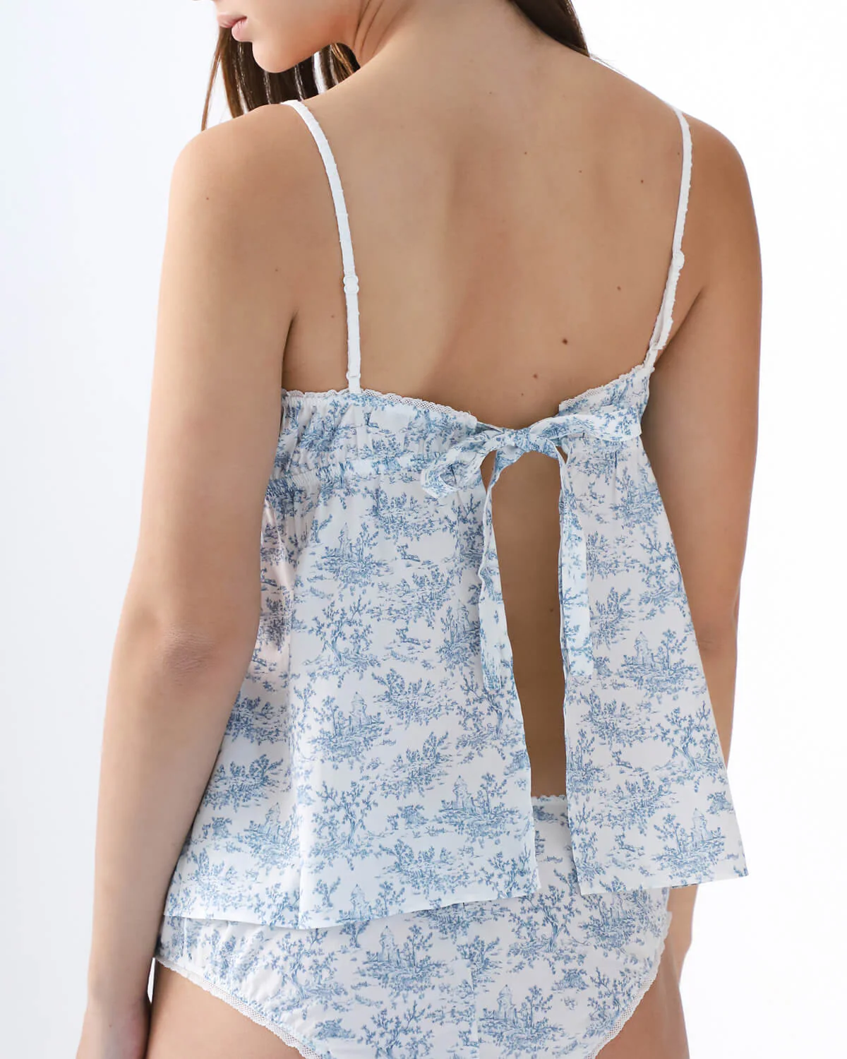The Babydoll Cami: Toile De Jouy Cotton Voile - Image 7
