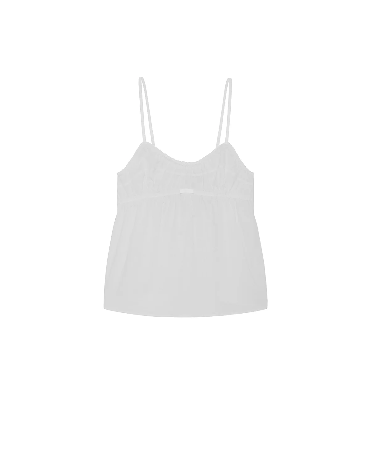 The Babydoll Cami: White Cotton Voile - Image 3