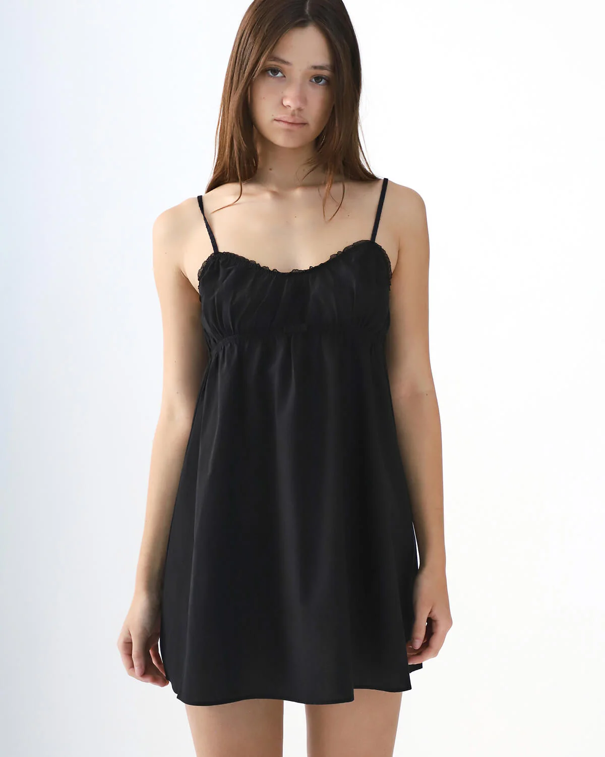 The Babydoll: Black Cotton Voile - Image 5
