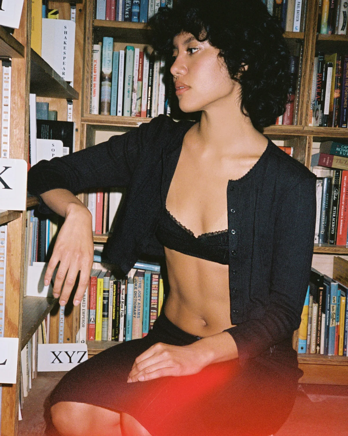 The Balconette: Black Pointelle - Image 8