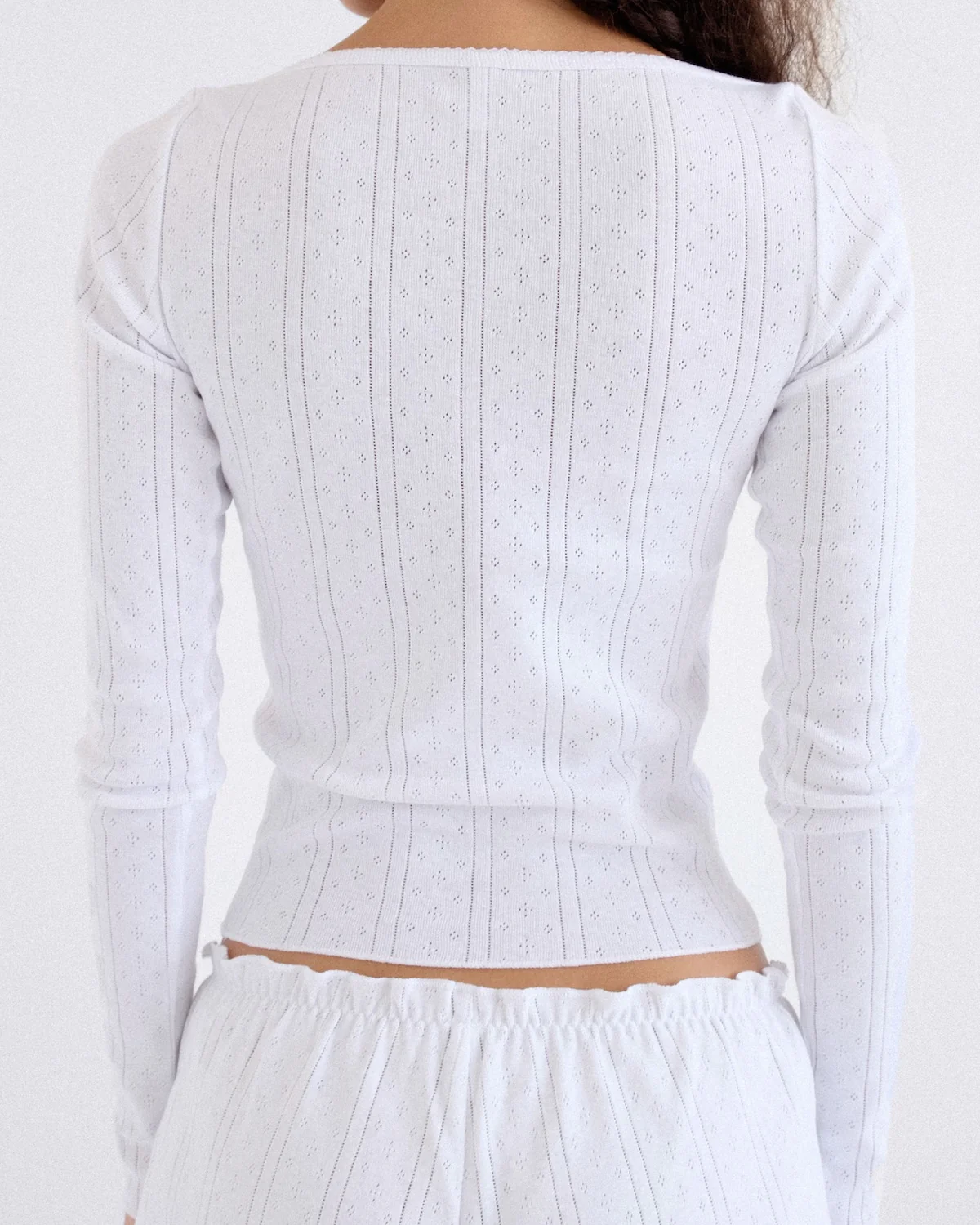 The Bateau: White Pointelle - Image 7