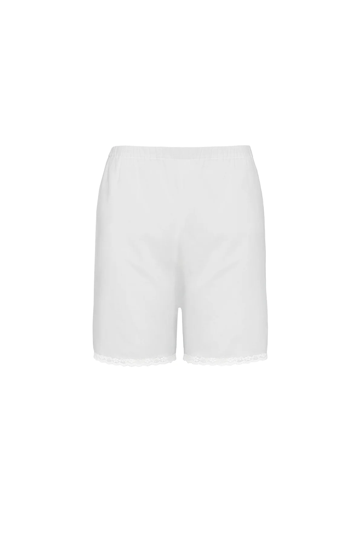 The Bermuda Short: White Cotton Voile - Image 3
