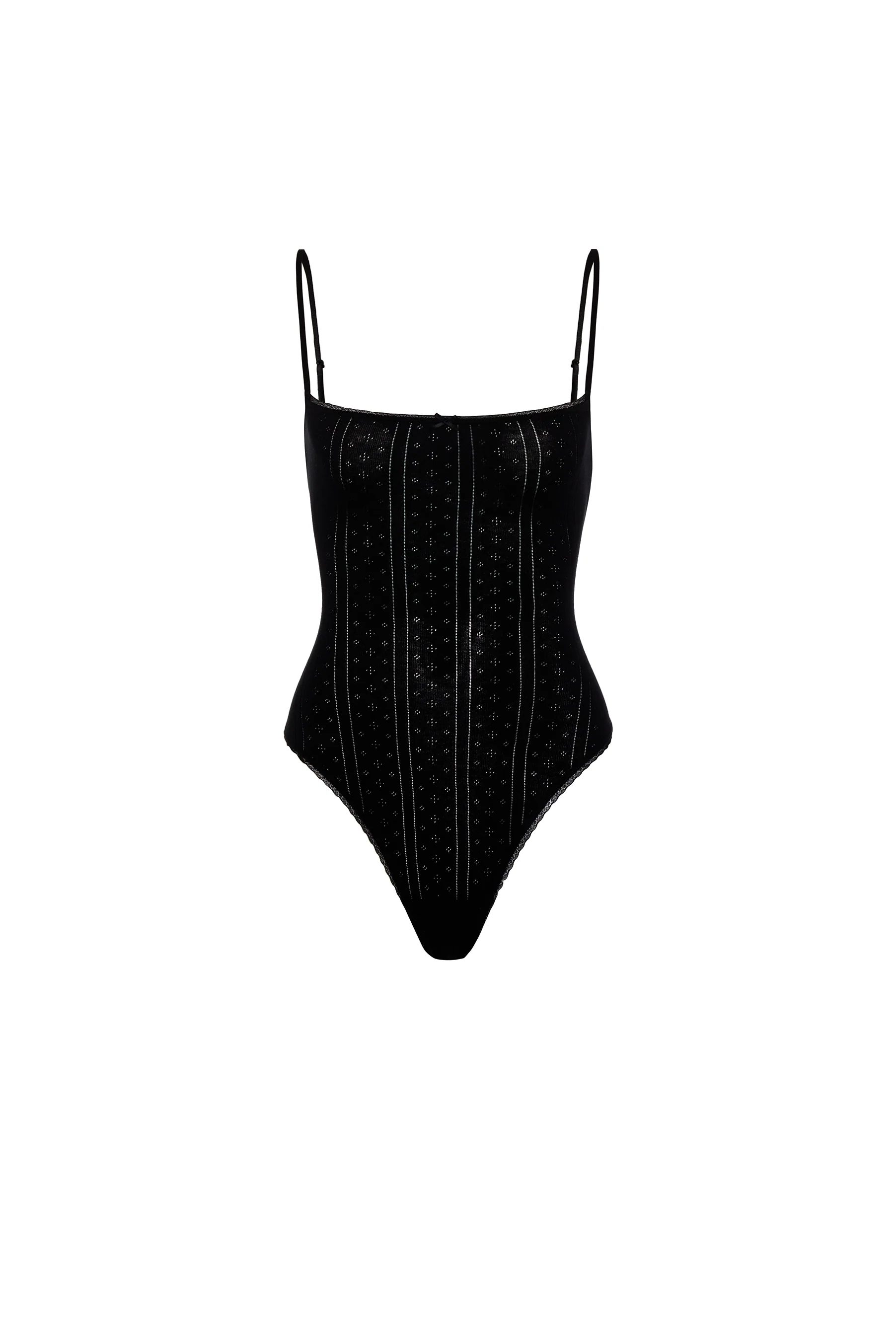 The Bodysuit: Black Pointelle - Image 3