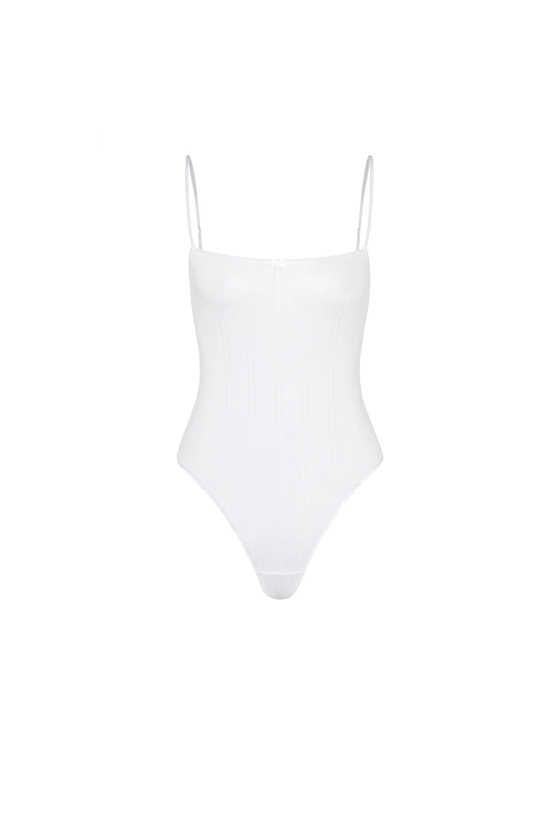 The Bodysuit: White Pointelle - Image 3