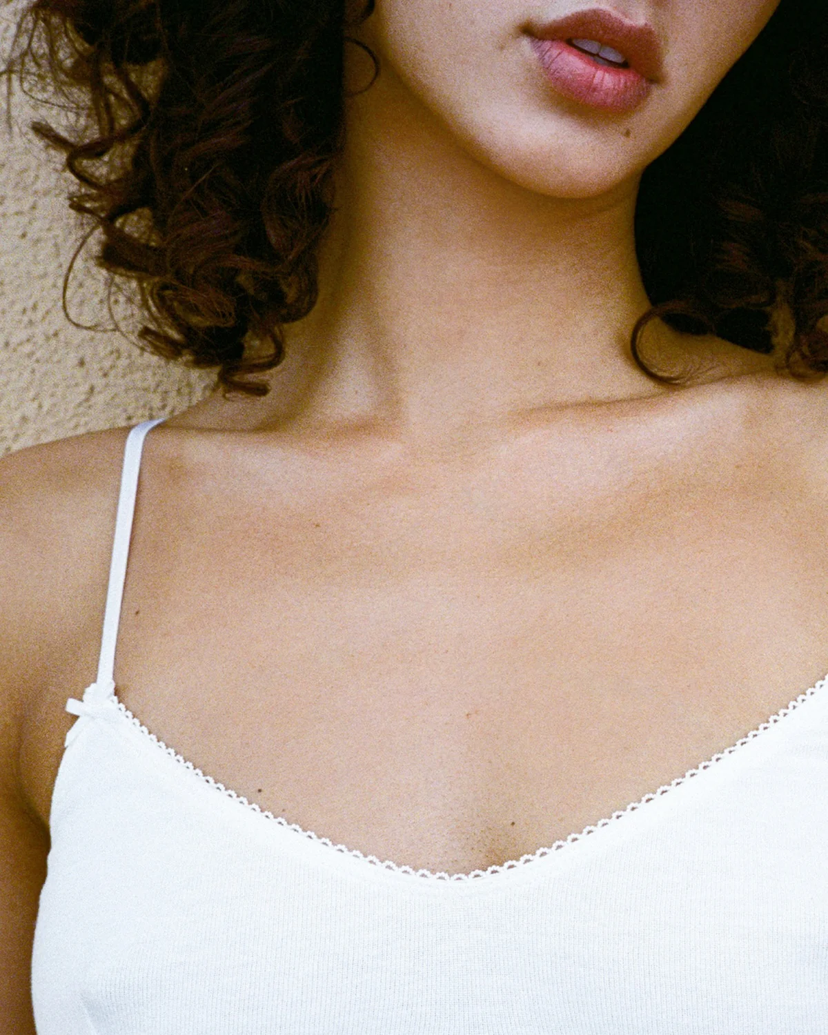 The Bralette Tank: White Cotton Jersey - Image 7