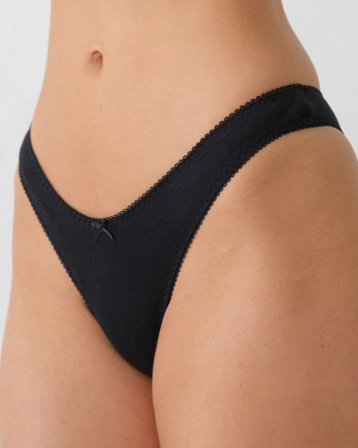 The Brazilian: Black Cotton Jersey - Image 7
