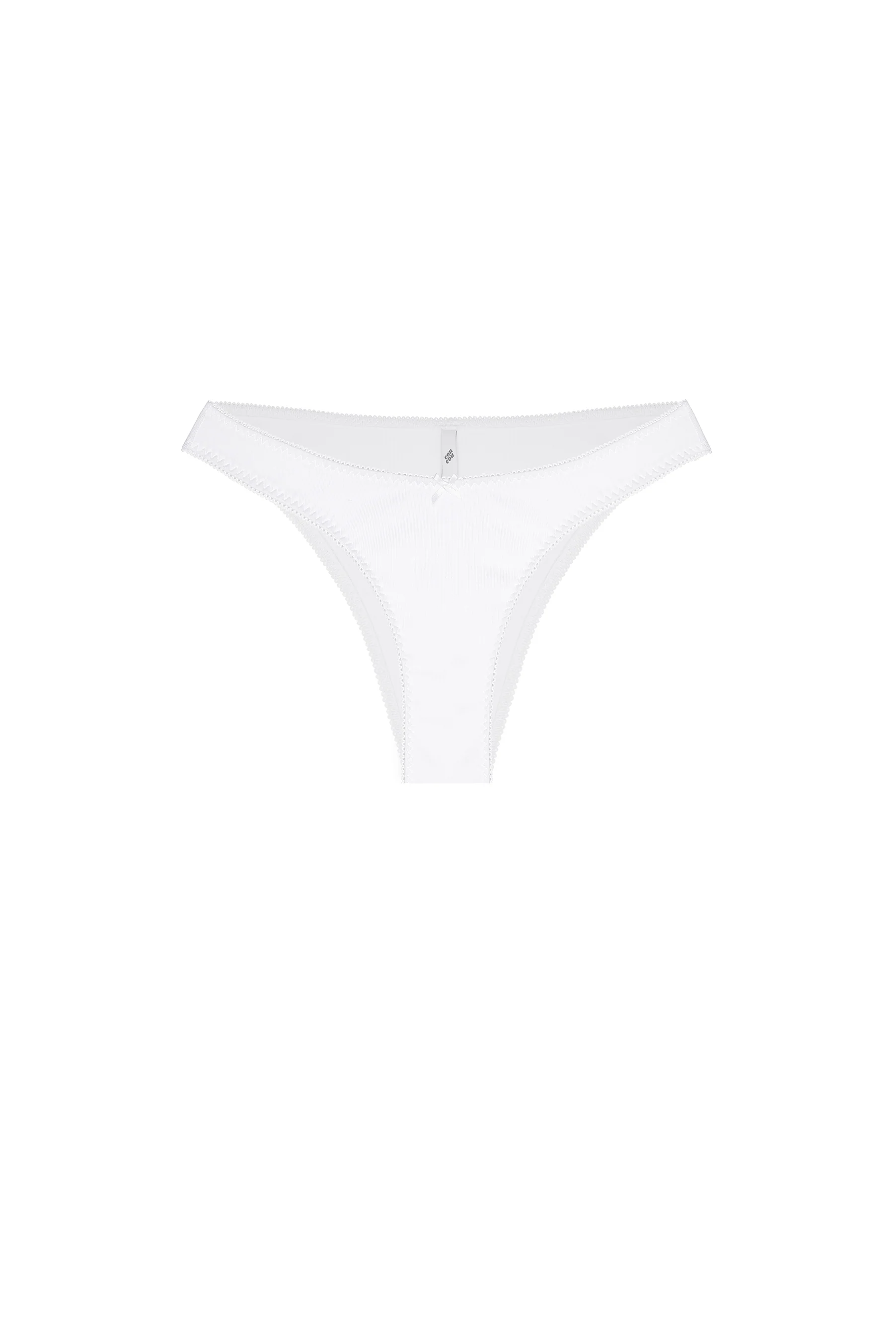 The Brazilian: White Cotton Jersey - Image 3