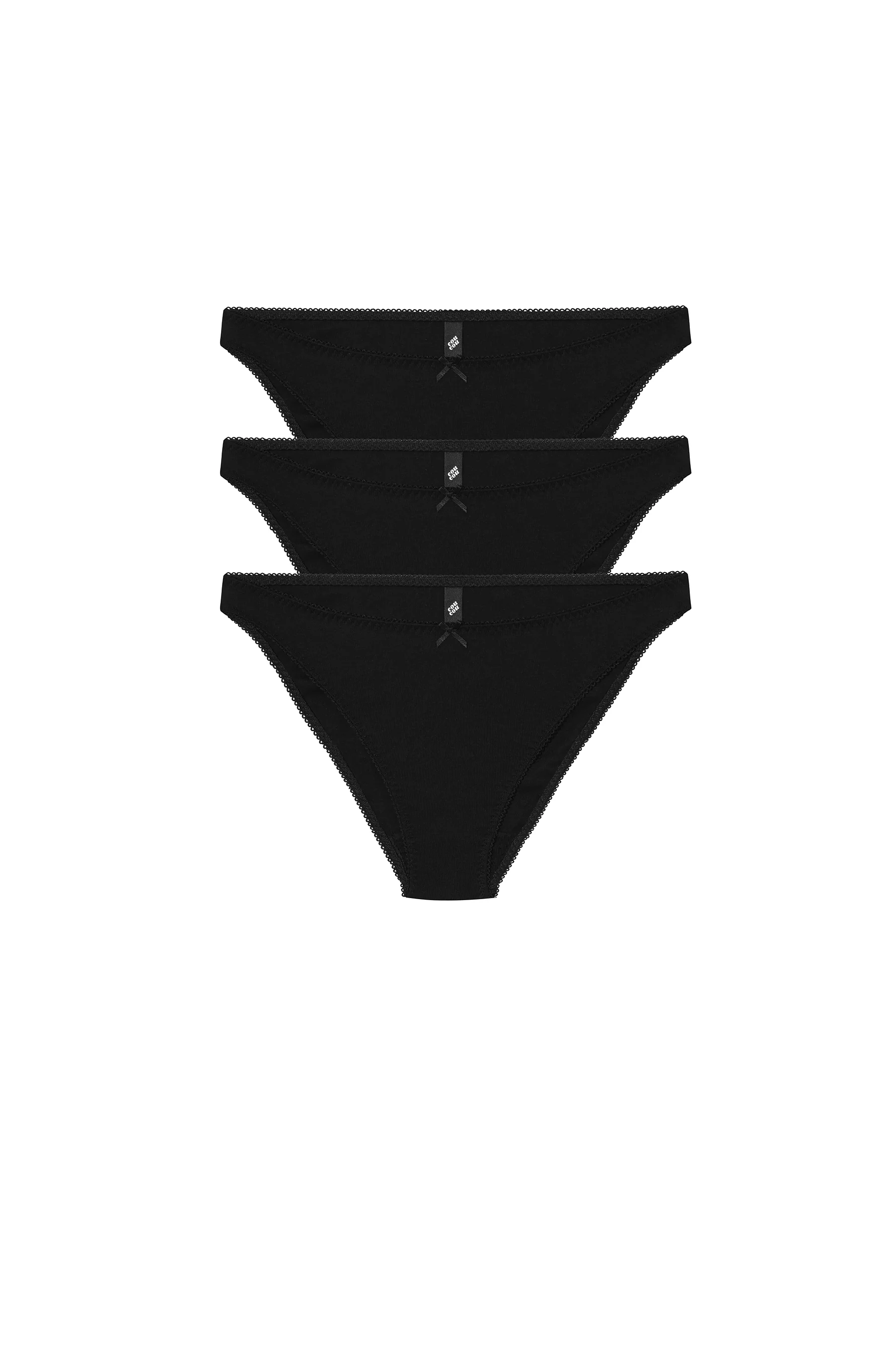 The Brief 3 Pack: Cotton Jersey Black - Image 3