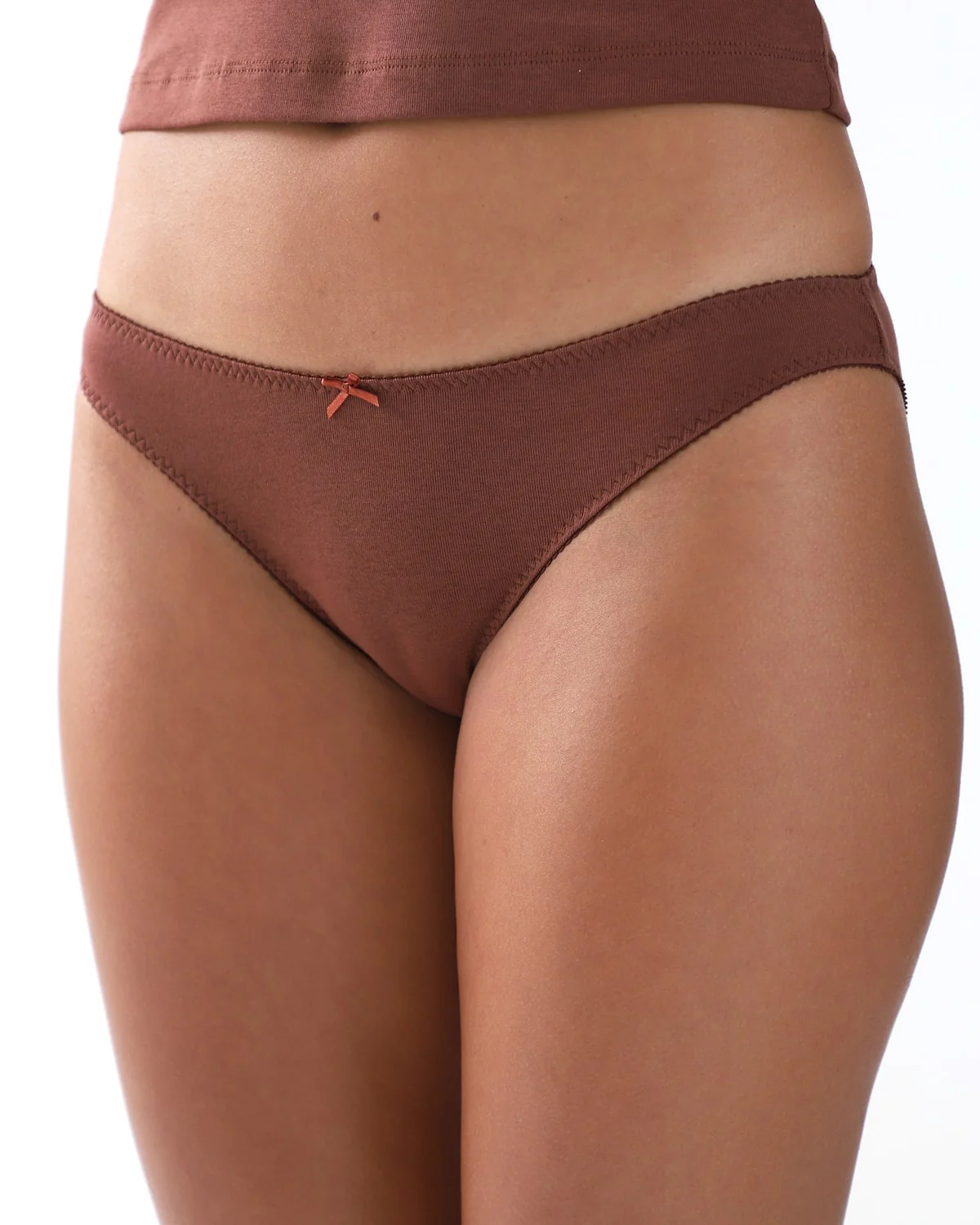 The Brief: Brown Cotton Jersey - Image 7