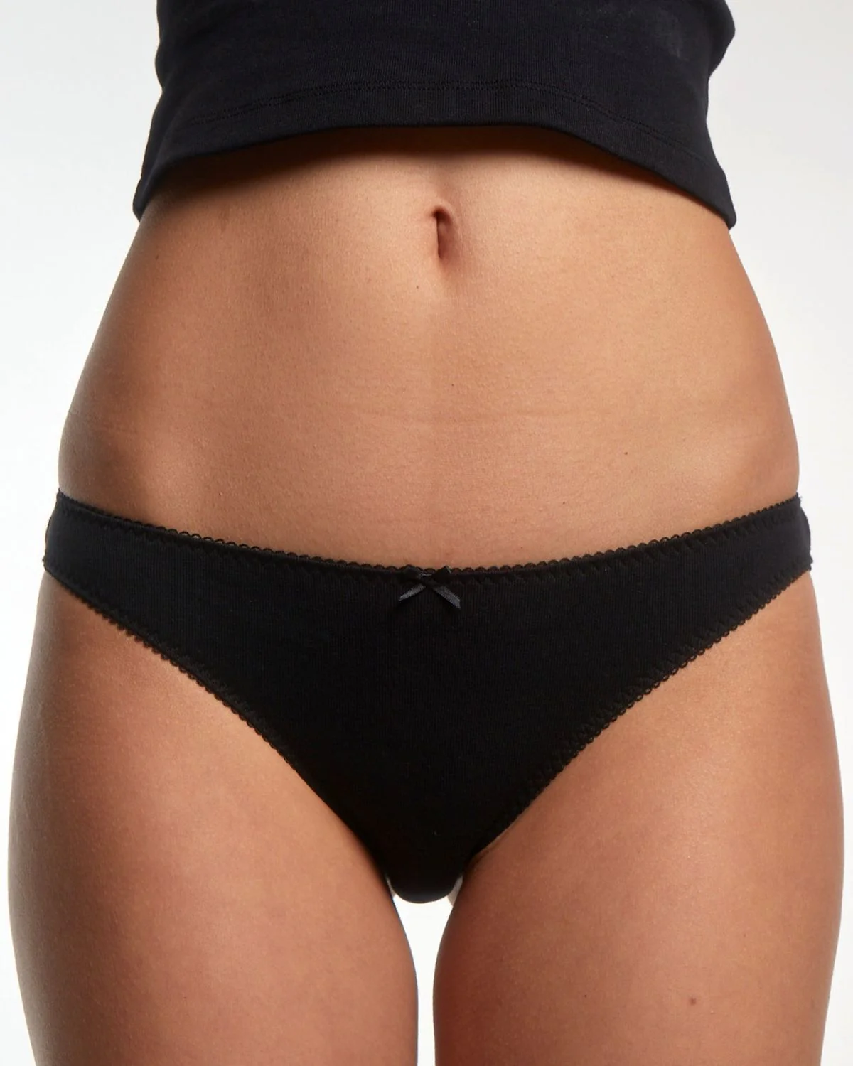 The Brief 3 Pack: Cotton Jersey Brown, Baby Pink, Black - Image 6