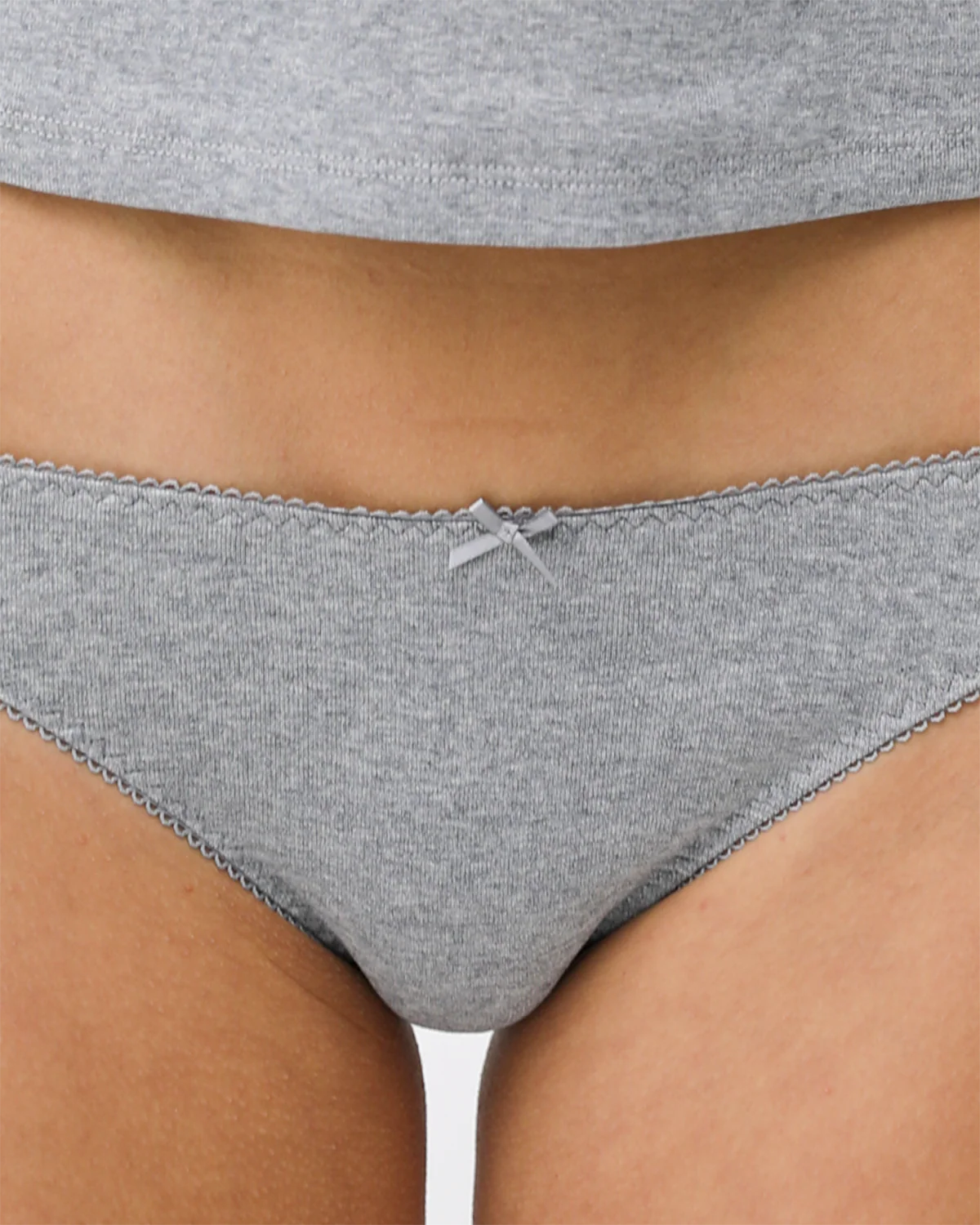 The Brief 3 Pack: Cotton Jersey Black, White & Grey - Image 6