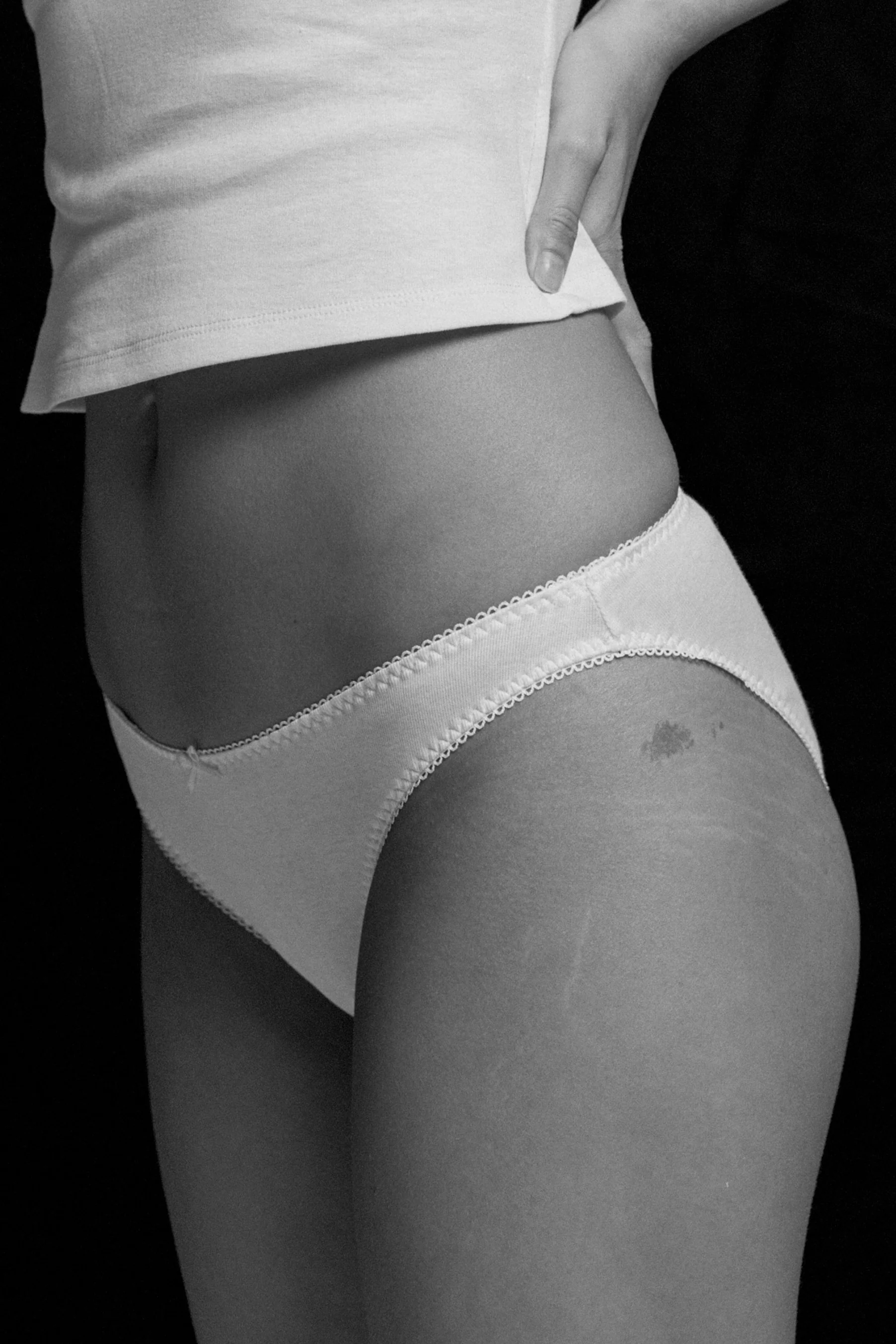 The Brief 3 Pack: Cotton Jersey White, Grey & Baby Pink - Image 4