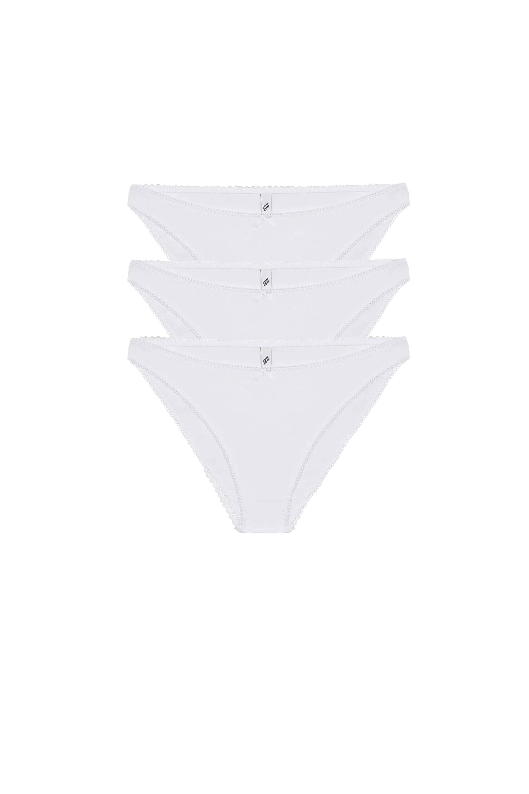 The Brief 3 Pack: Cotton Jersey White - Image 3