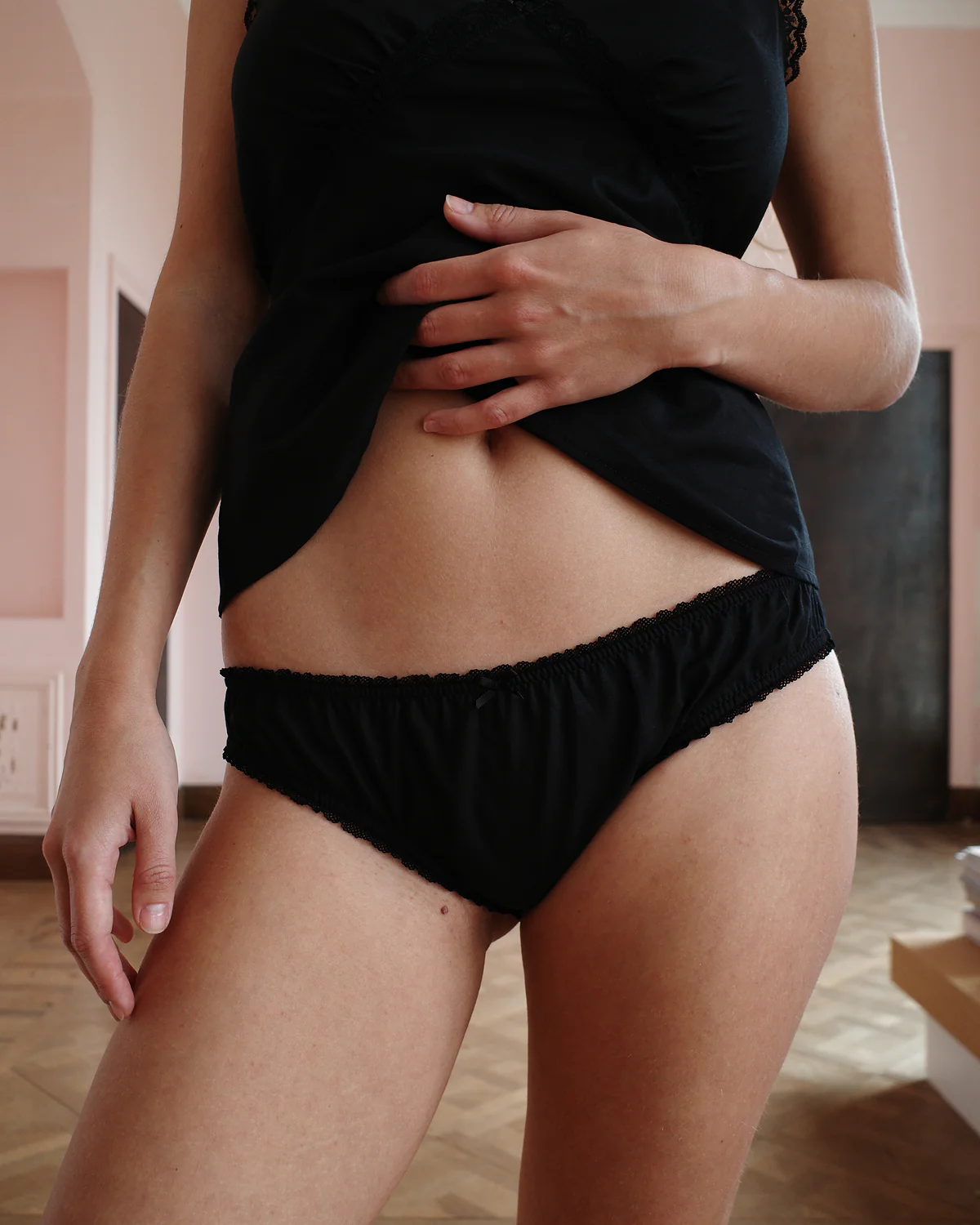The Brief: Black Cotton Voile - Image 2