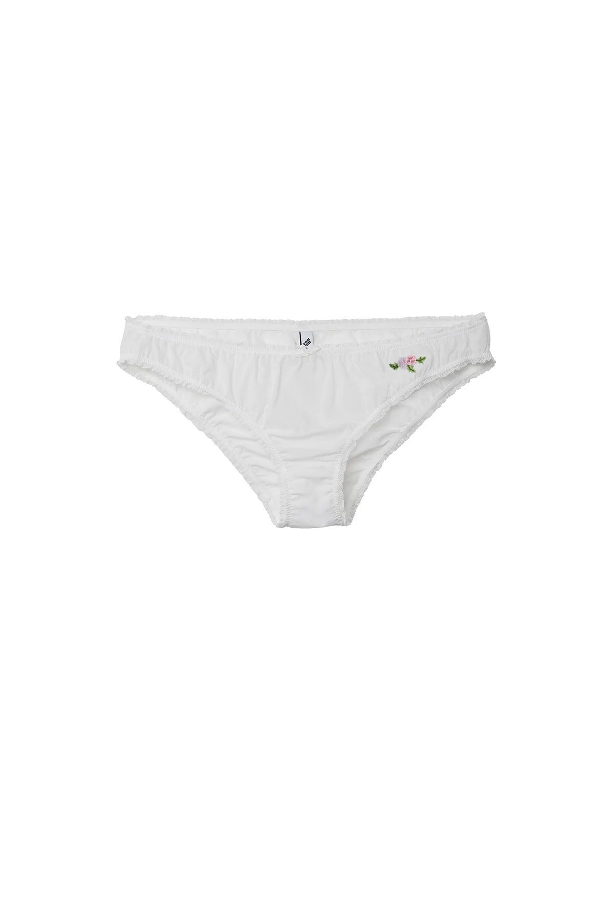 The Brief 3 Pack: Cotton Voile Black, White & Fleur - Image 7