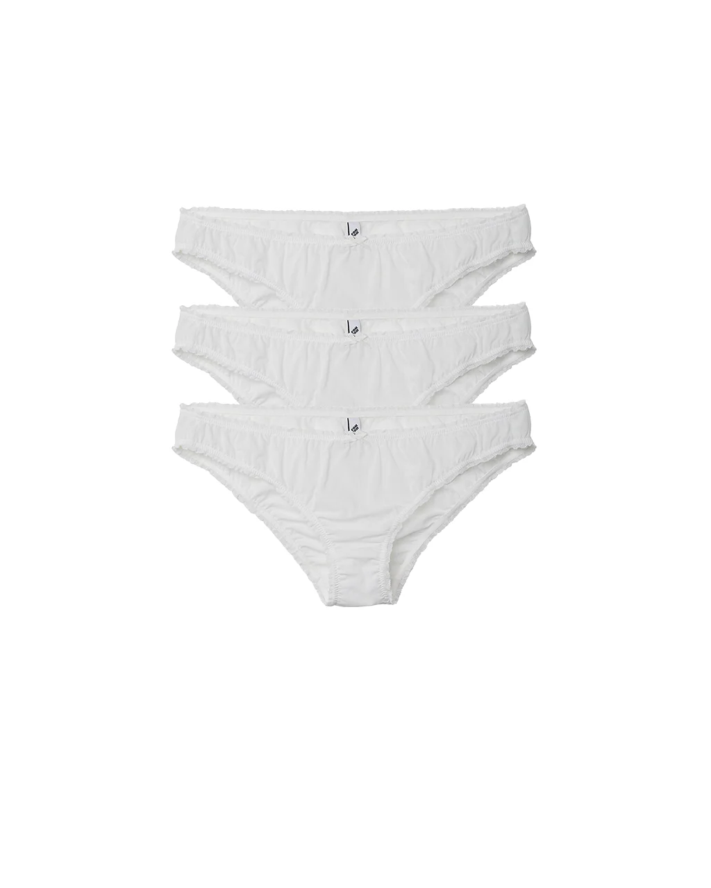 The Brief 3 Pack: Cotton Voile White - Image 3