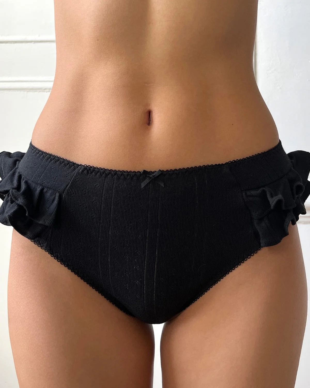 The Butterfly Cozy: Black Pointelle - Image 2