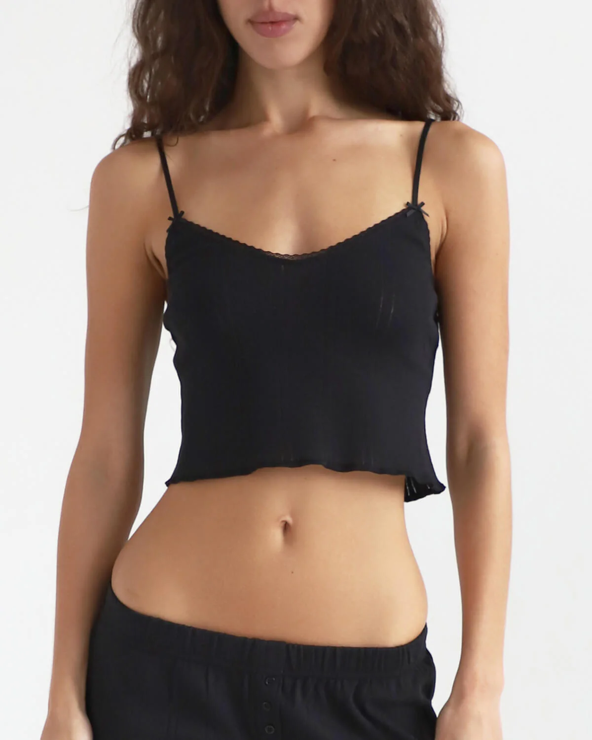 The Cami: Black Pointelle - Image 4