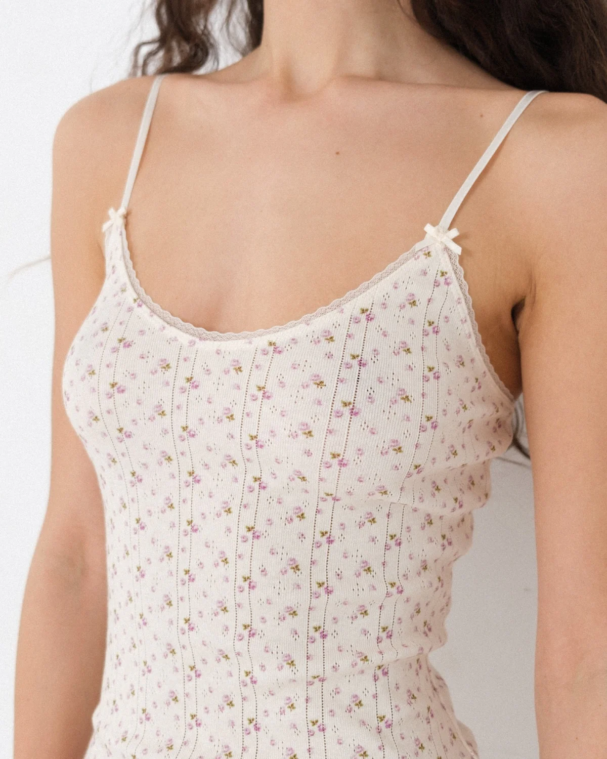 The Cami Slip: English Rose Pointelle - Image 10