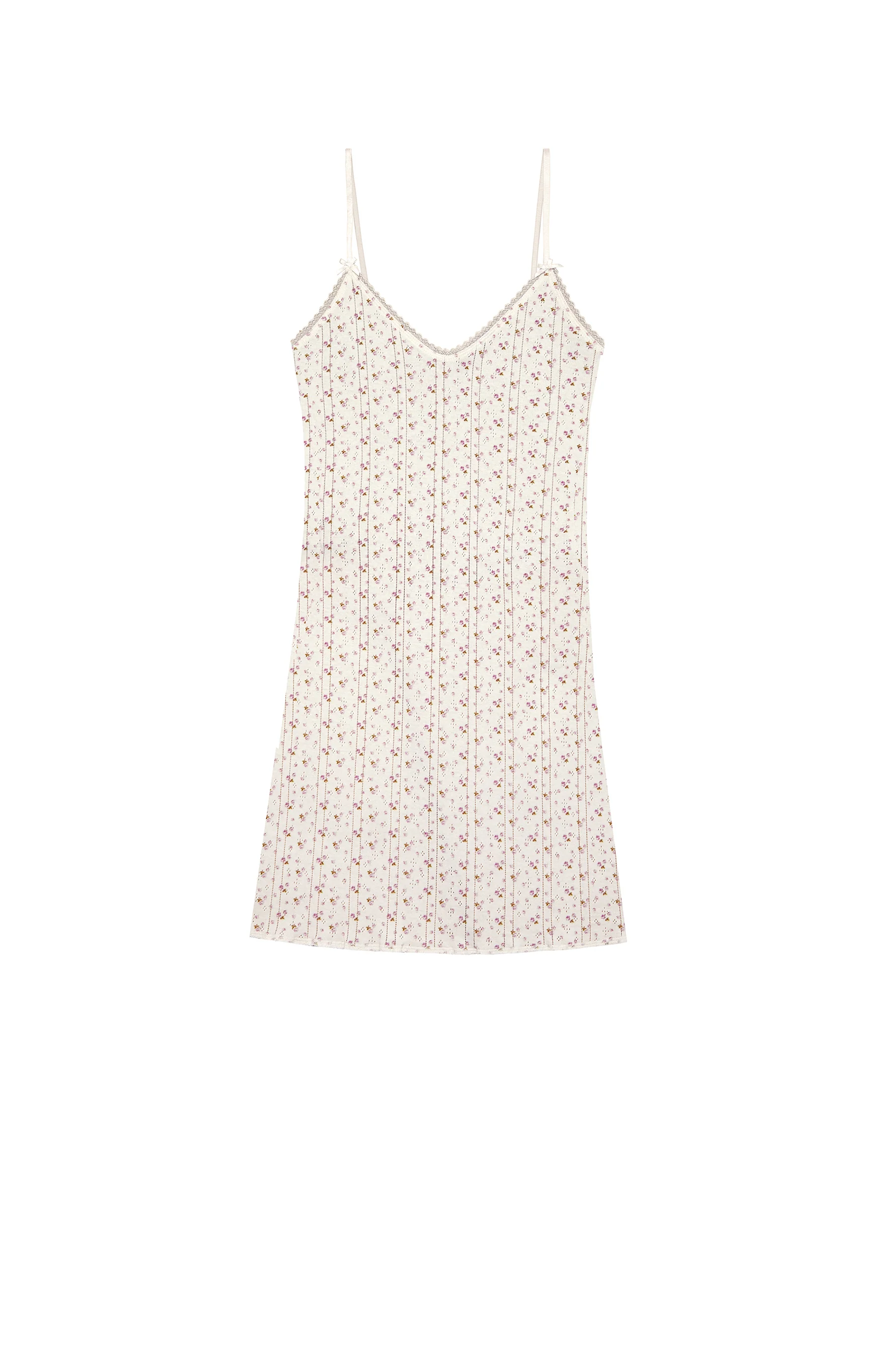 The Cami Slip: English Rose Pointelle - Image 3