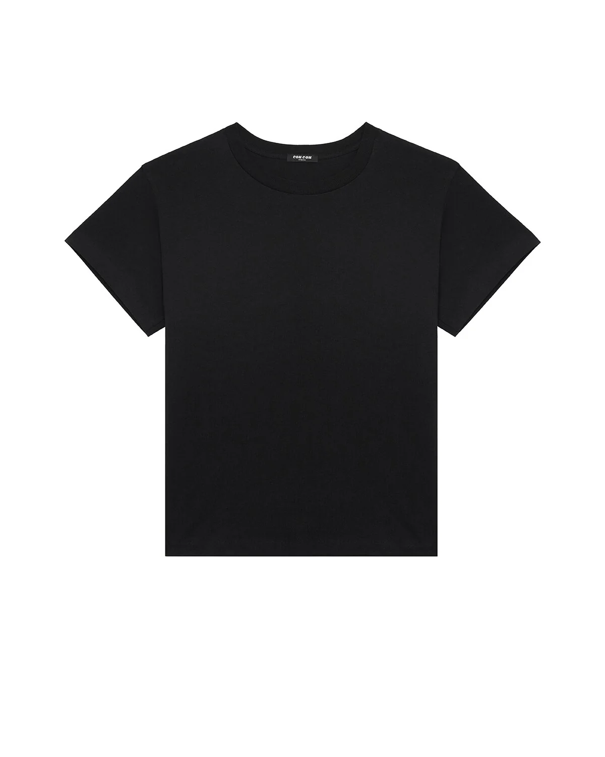 The Classic Tee: Black Heritage Cotton - Image 3