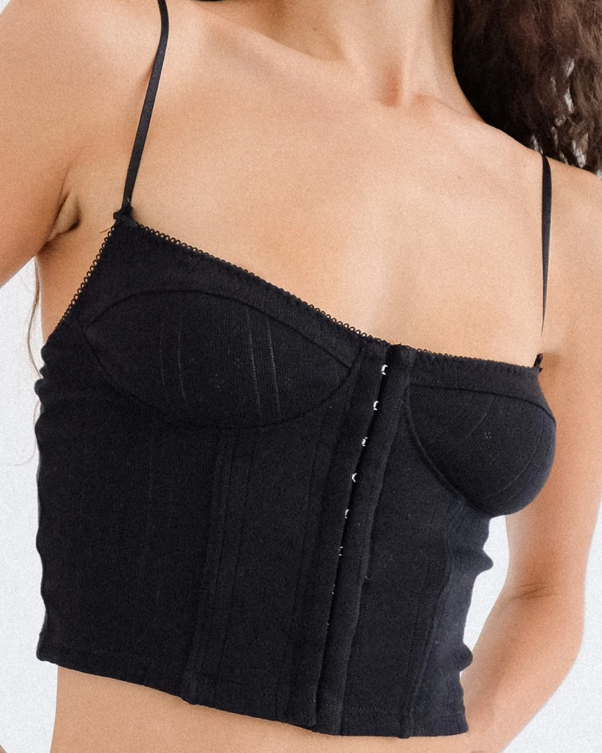 The Corselette: Black Pointelle - Image 5