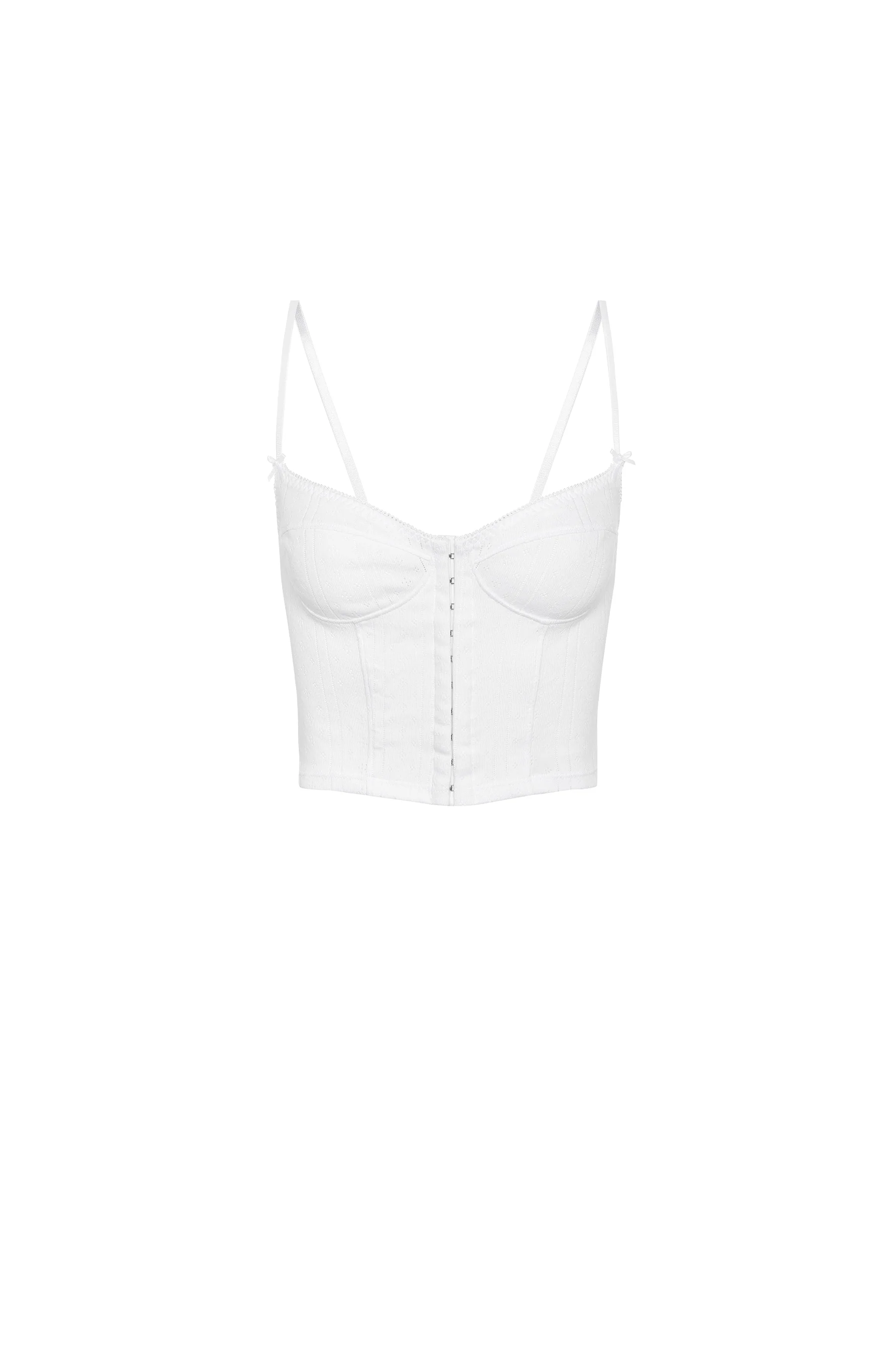 The Corselette: White Pointelle - Image 3