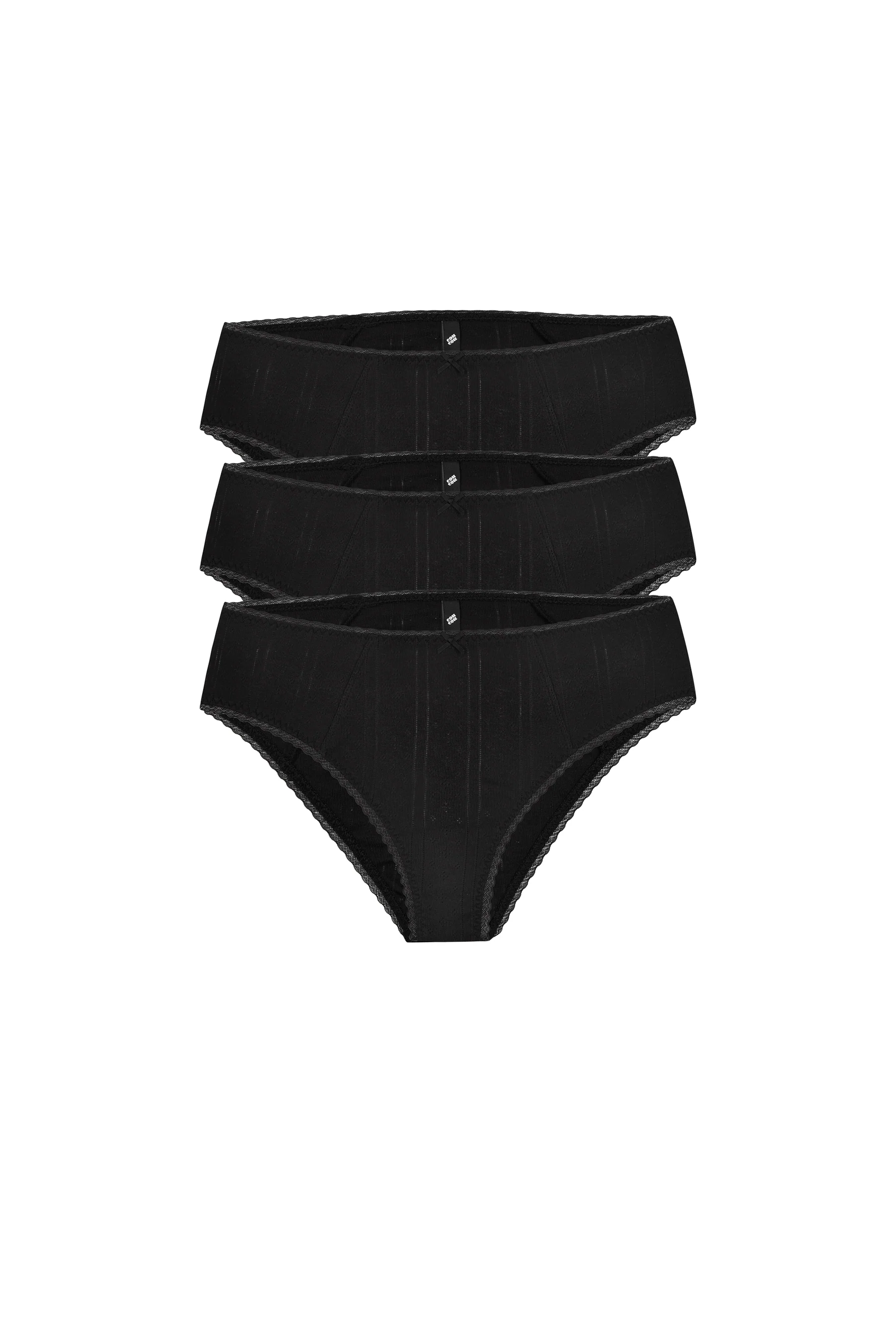 The Cozy Brief 3 Pack: Black - Image 3