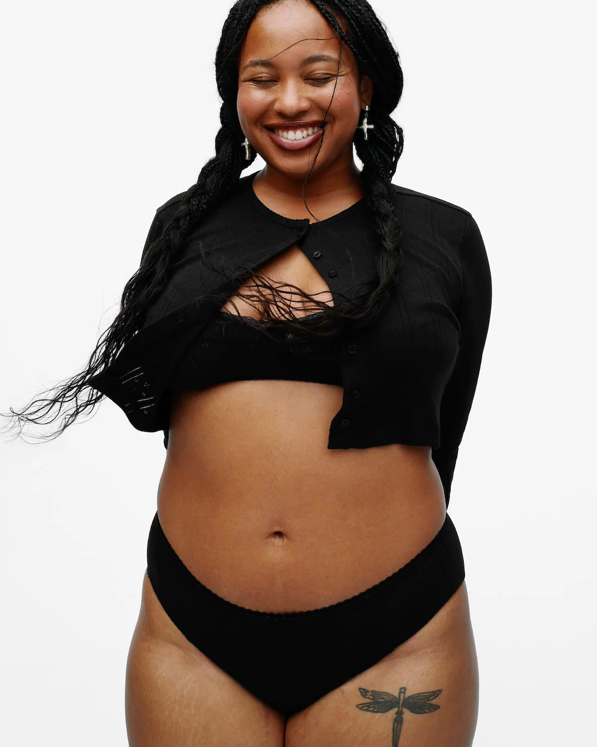 The Cozy Brief: Black Pointelle - Image 4