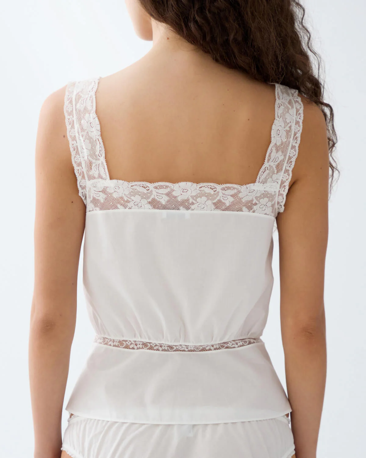 The Fleur Top: White Cotton Voile - Image 7