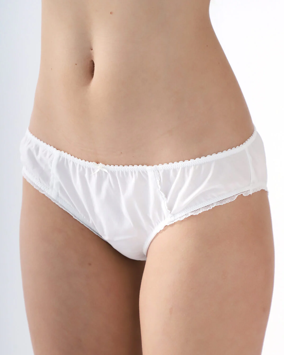 The French Brief: White Cotton Voile - Image 6