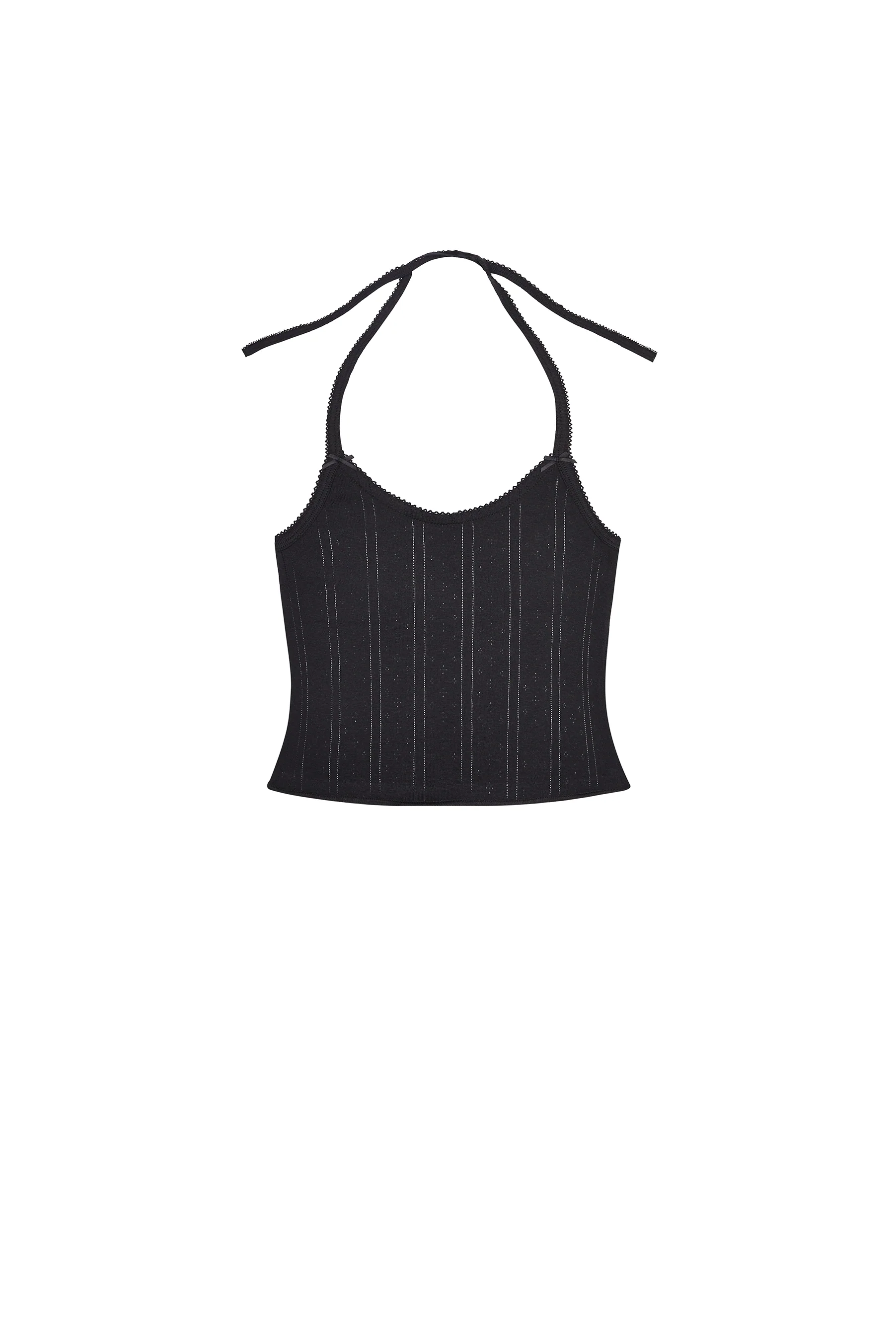 The Halter: Black Pointelle - Image 3