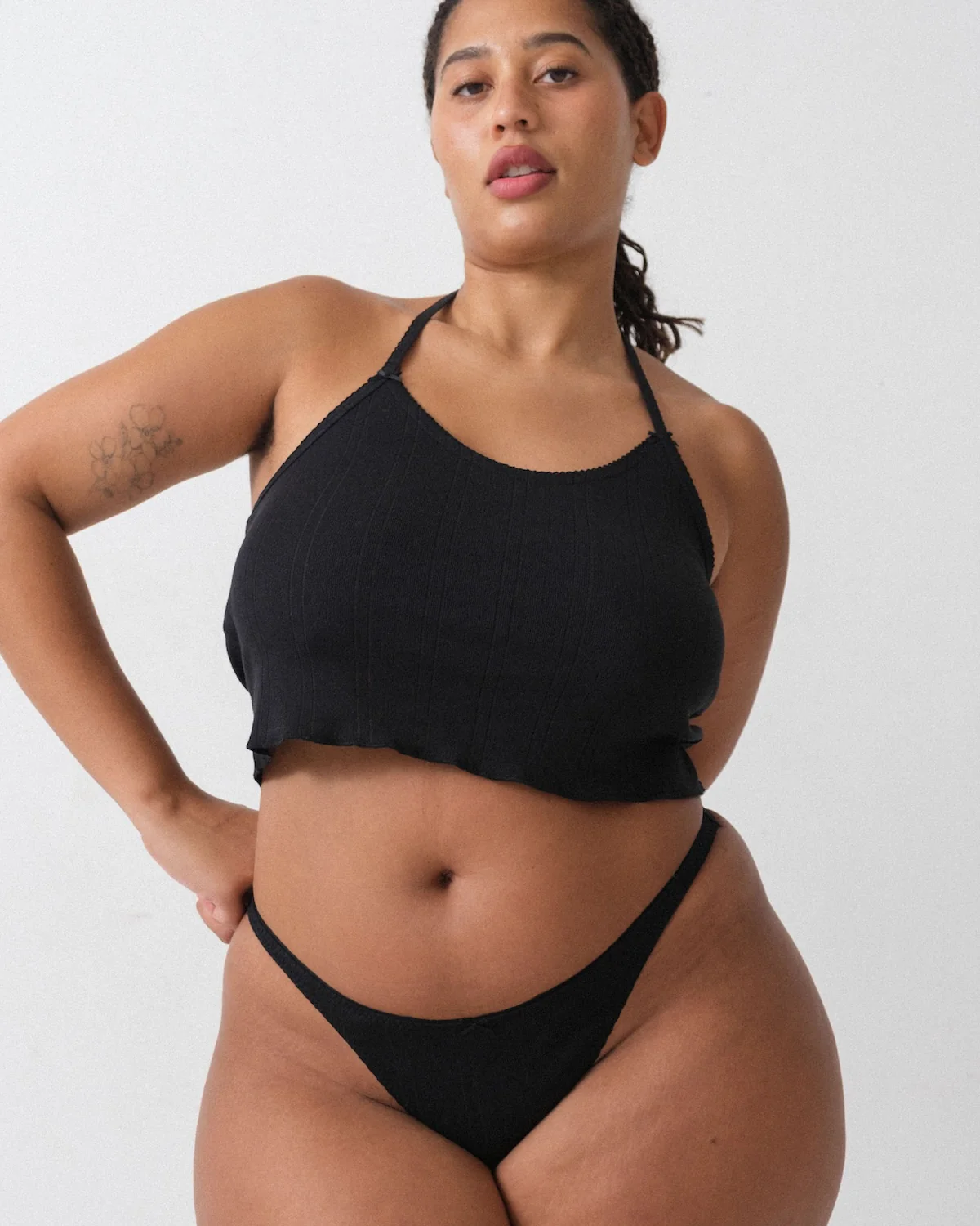 The Halter: Black Pointelle - Image 5