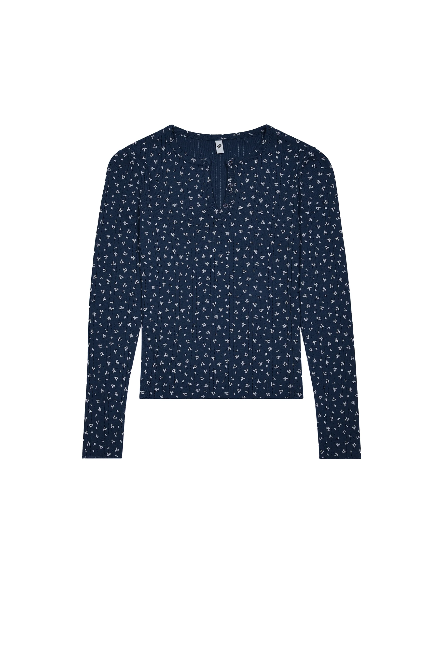 The Henley: Midnight Fields Pointelle - Image 3