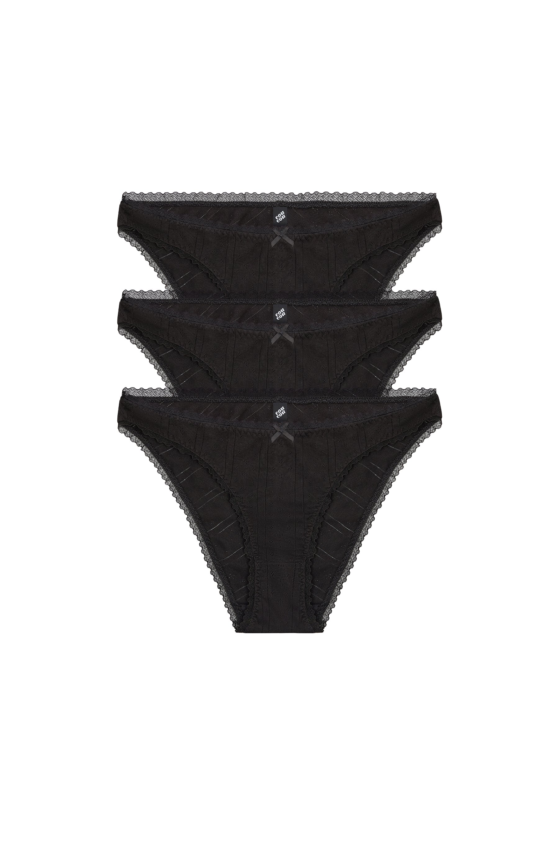 The High Rise 3 Pack: Black - Image 3