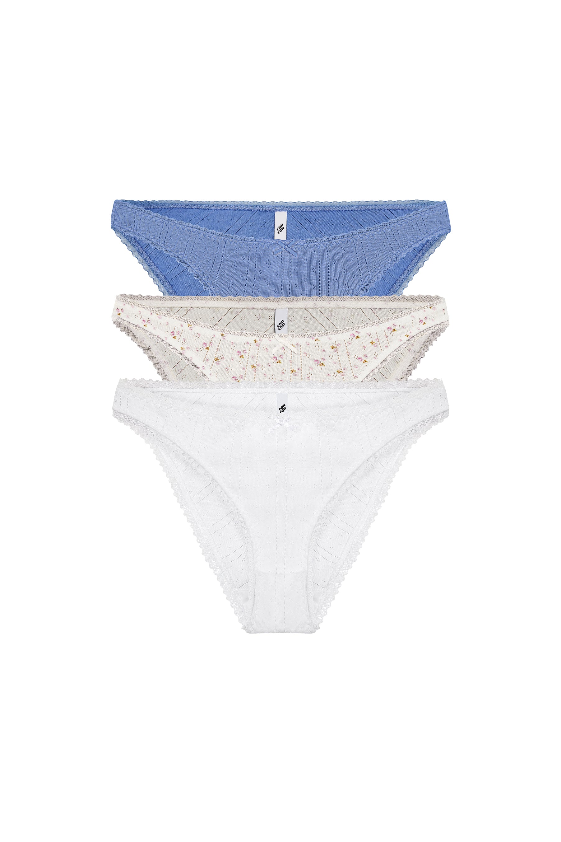 The High Rise 3 Pack: French Blue, English Rose & White - Image 3