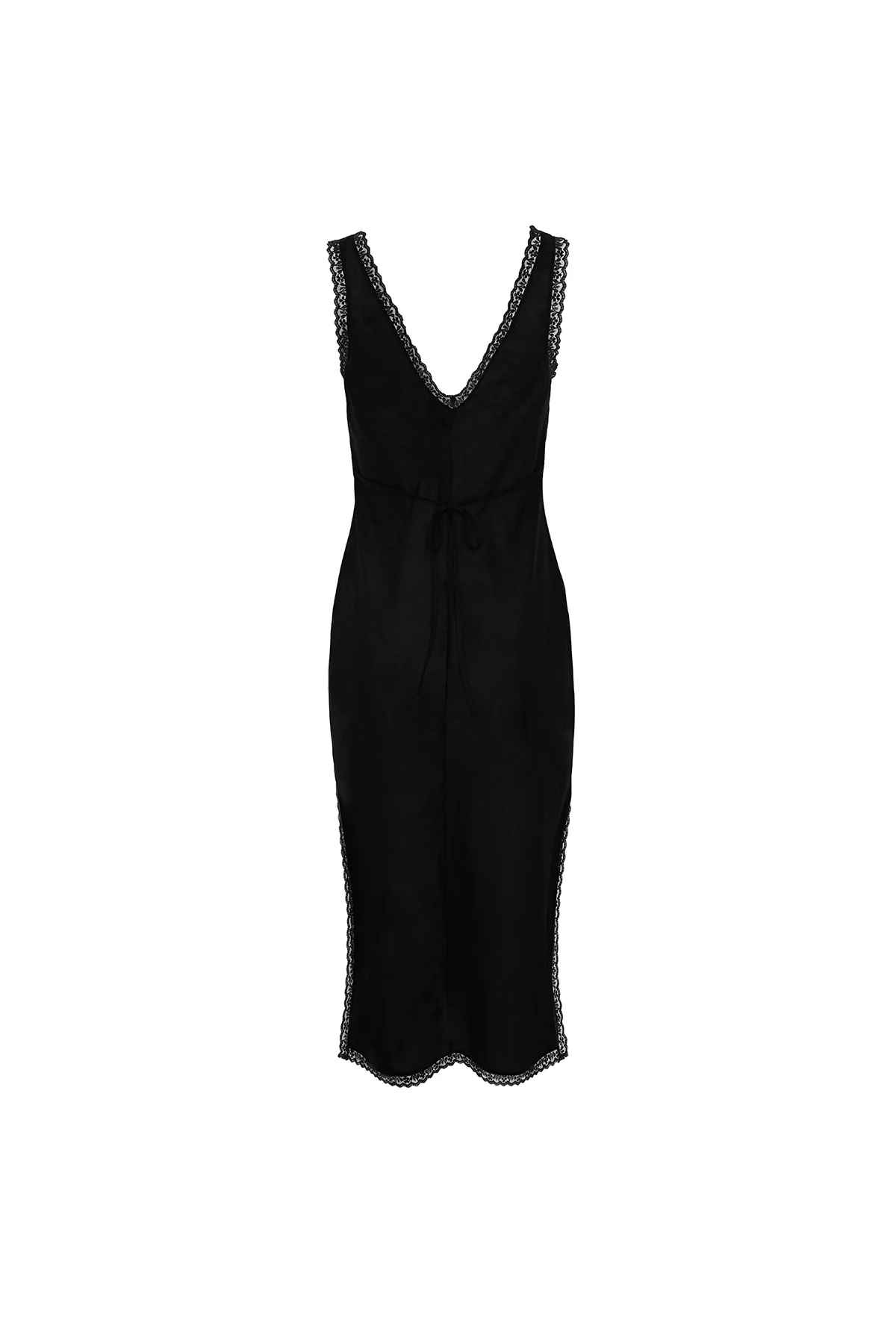 The Iris Slip: Black Cotton Voile - Image 3