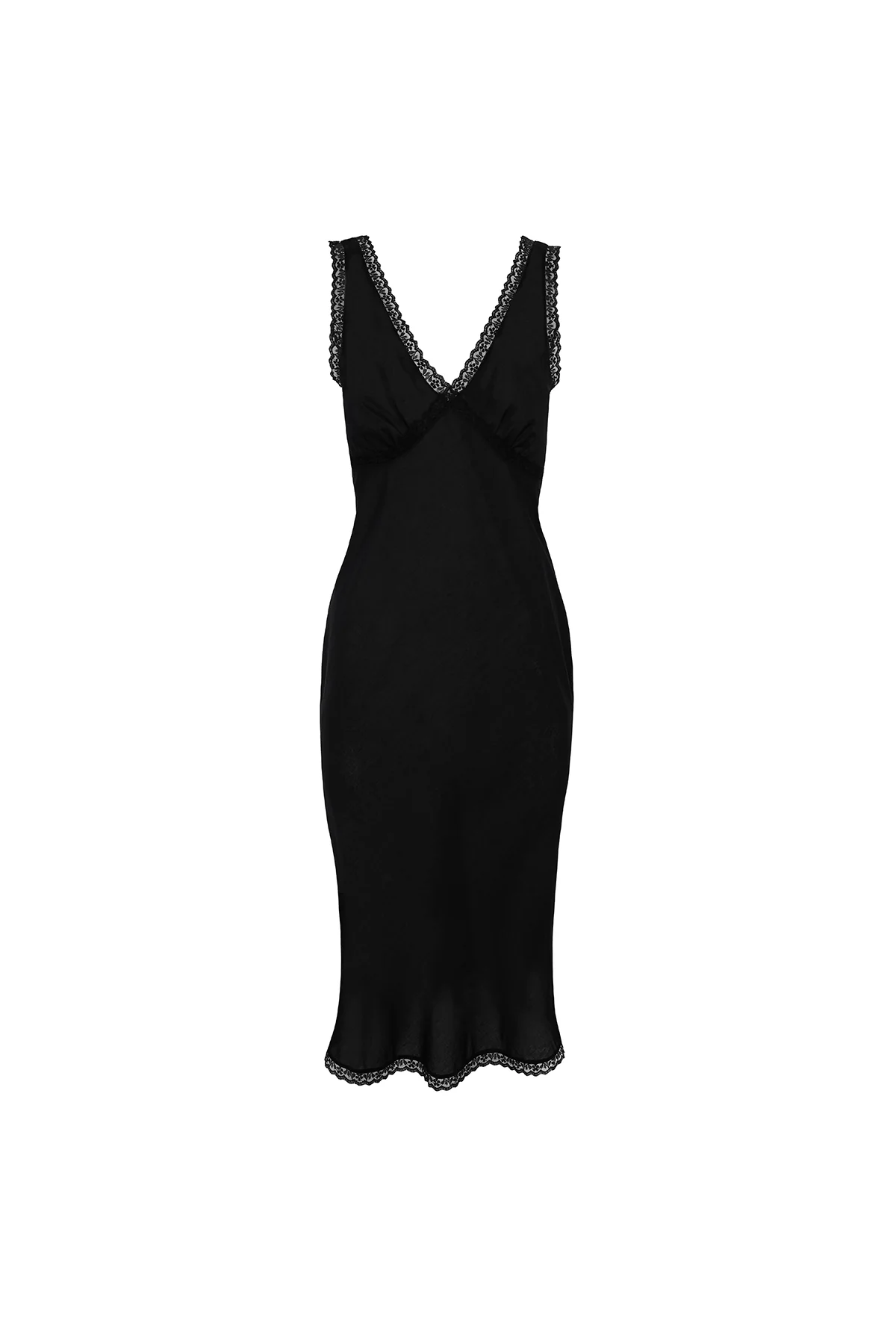 The Iris Slip: Black Cotton Voile - Image 9
