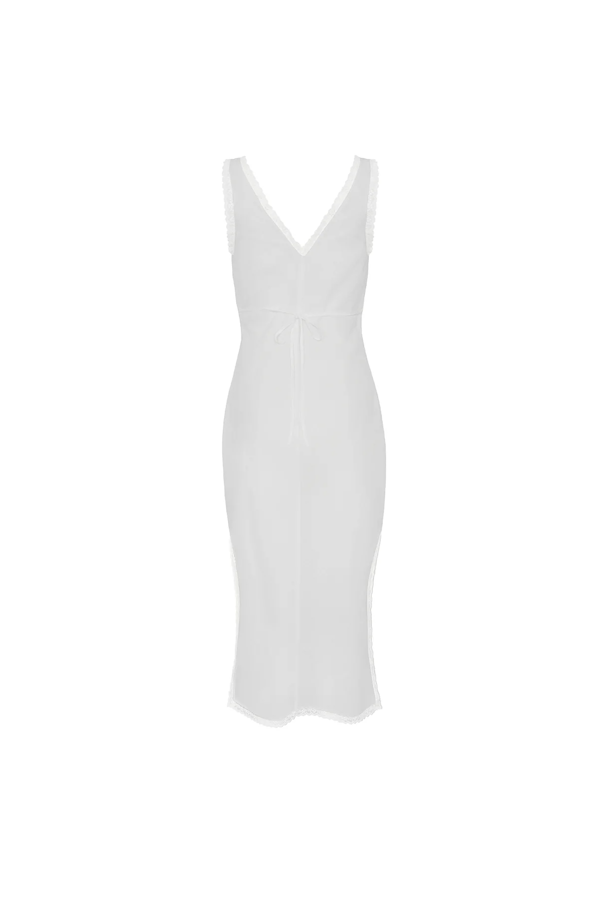The Iris Slip: White Cotton Voile - Image 9