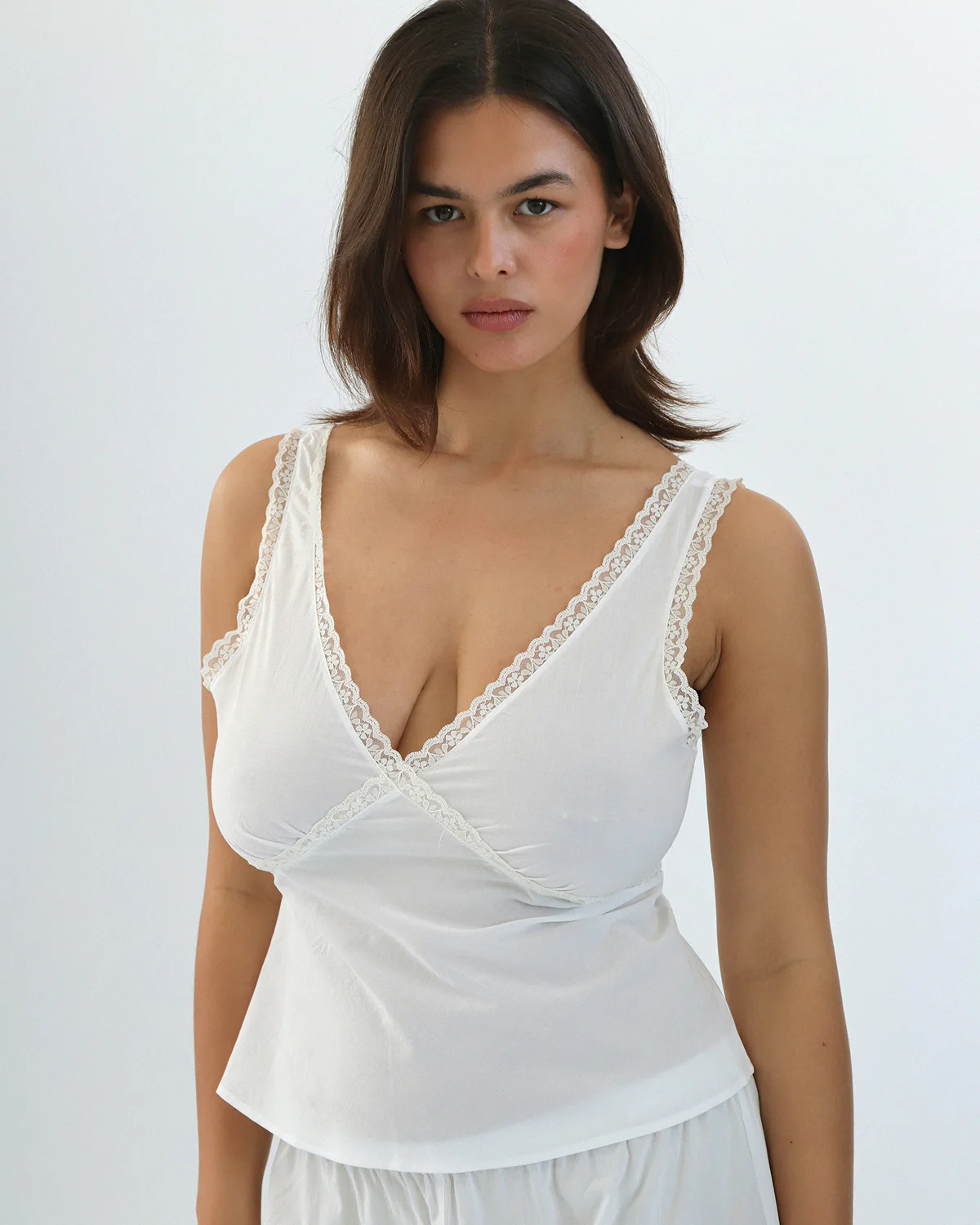 The Iris Tank 2 Pack: Cotton Voile Black & White - Image 5