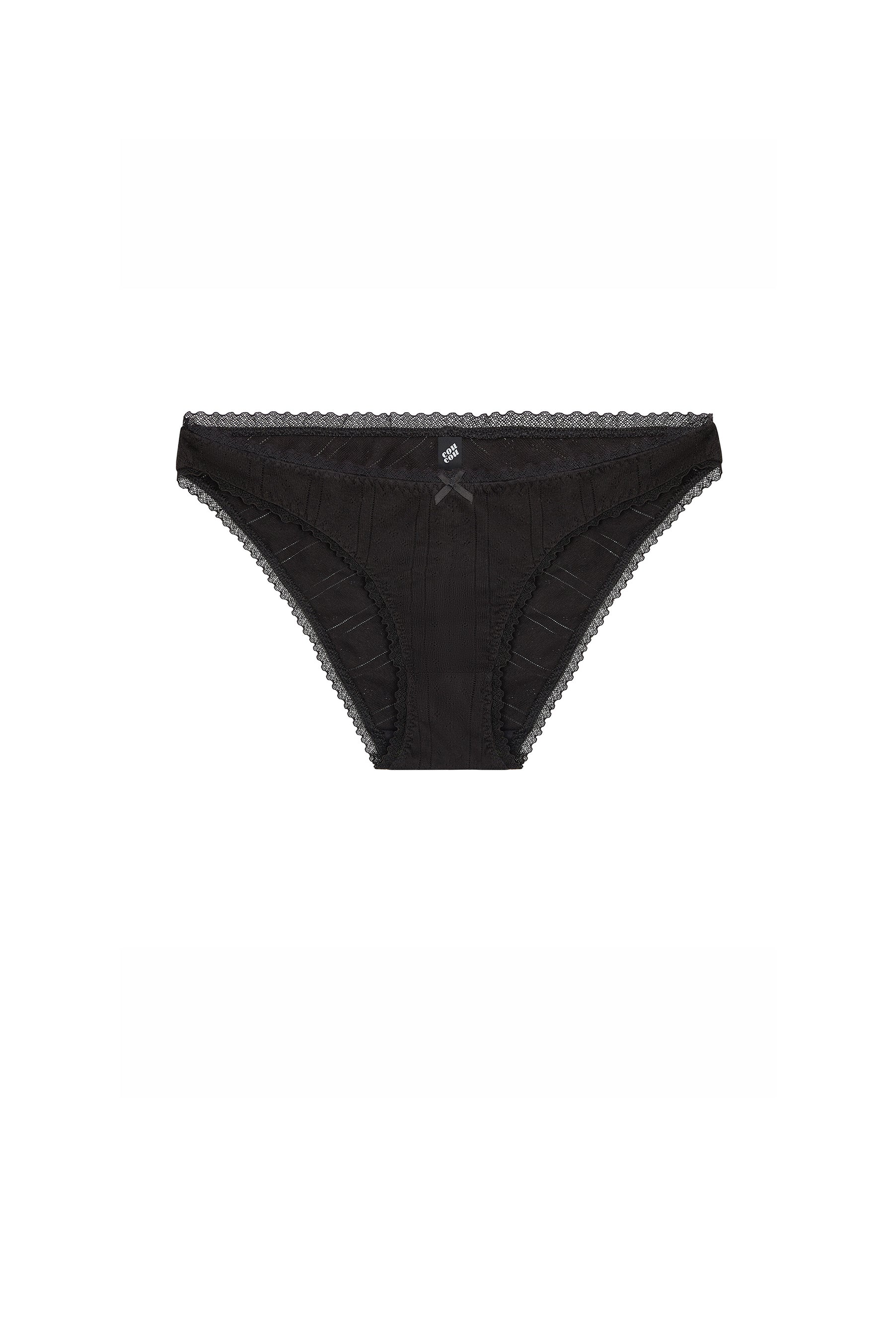 The Low Rise: Black Pointelle - Image 3