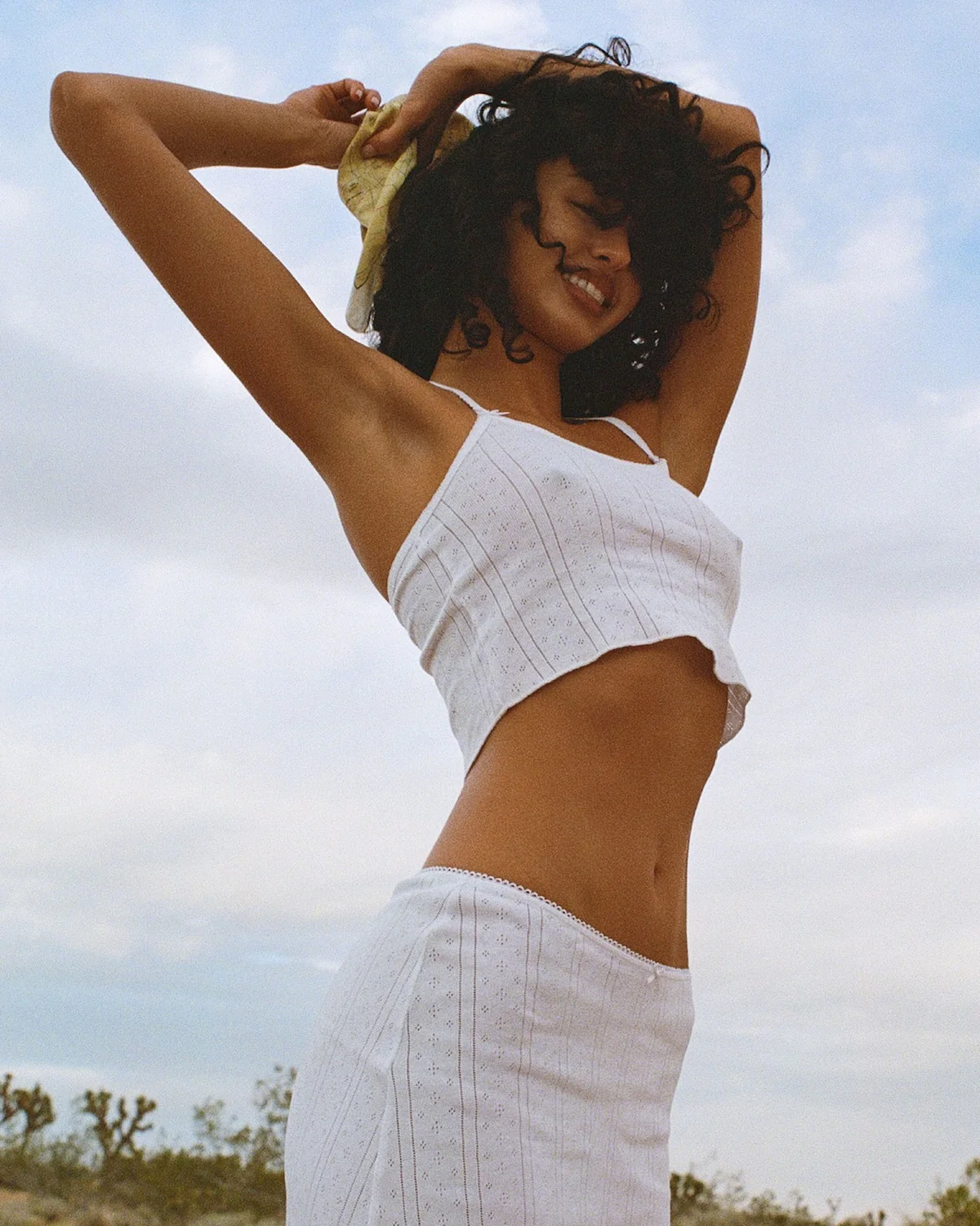 The Mini Skirt: White Pointelle - Image 4