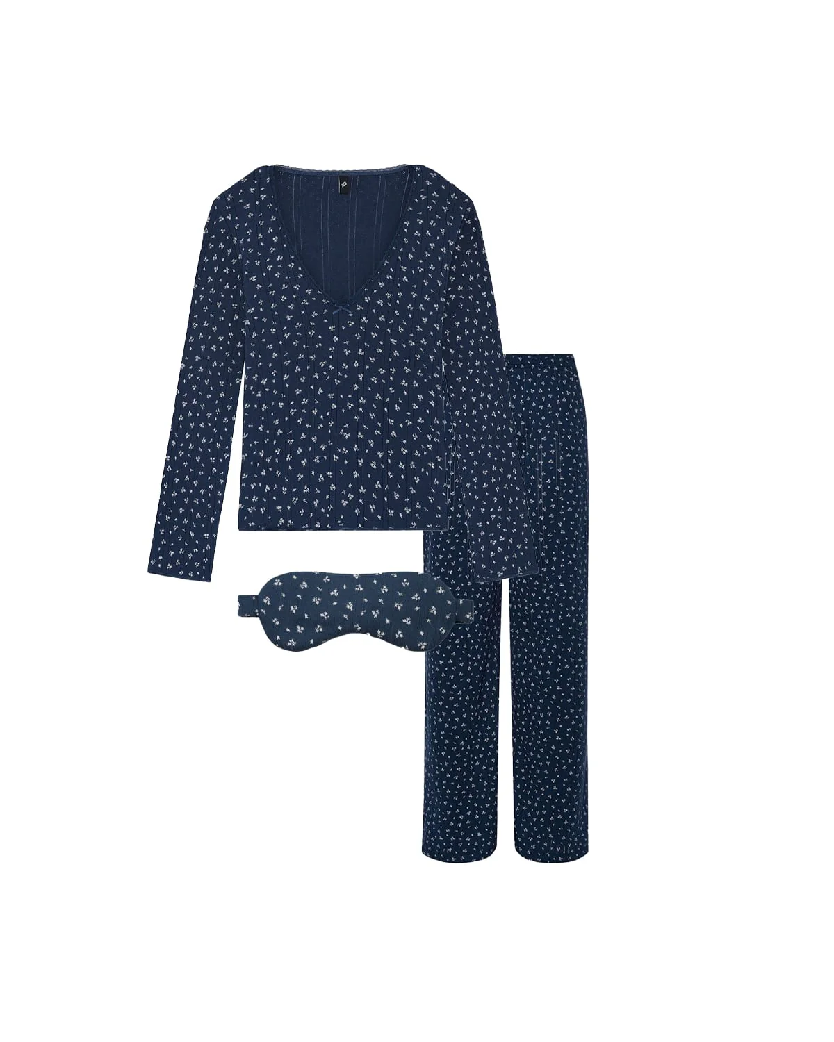 The Pajama Pant Set Midnight Fields - Image 3