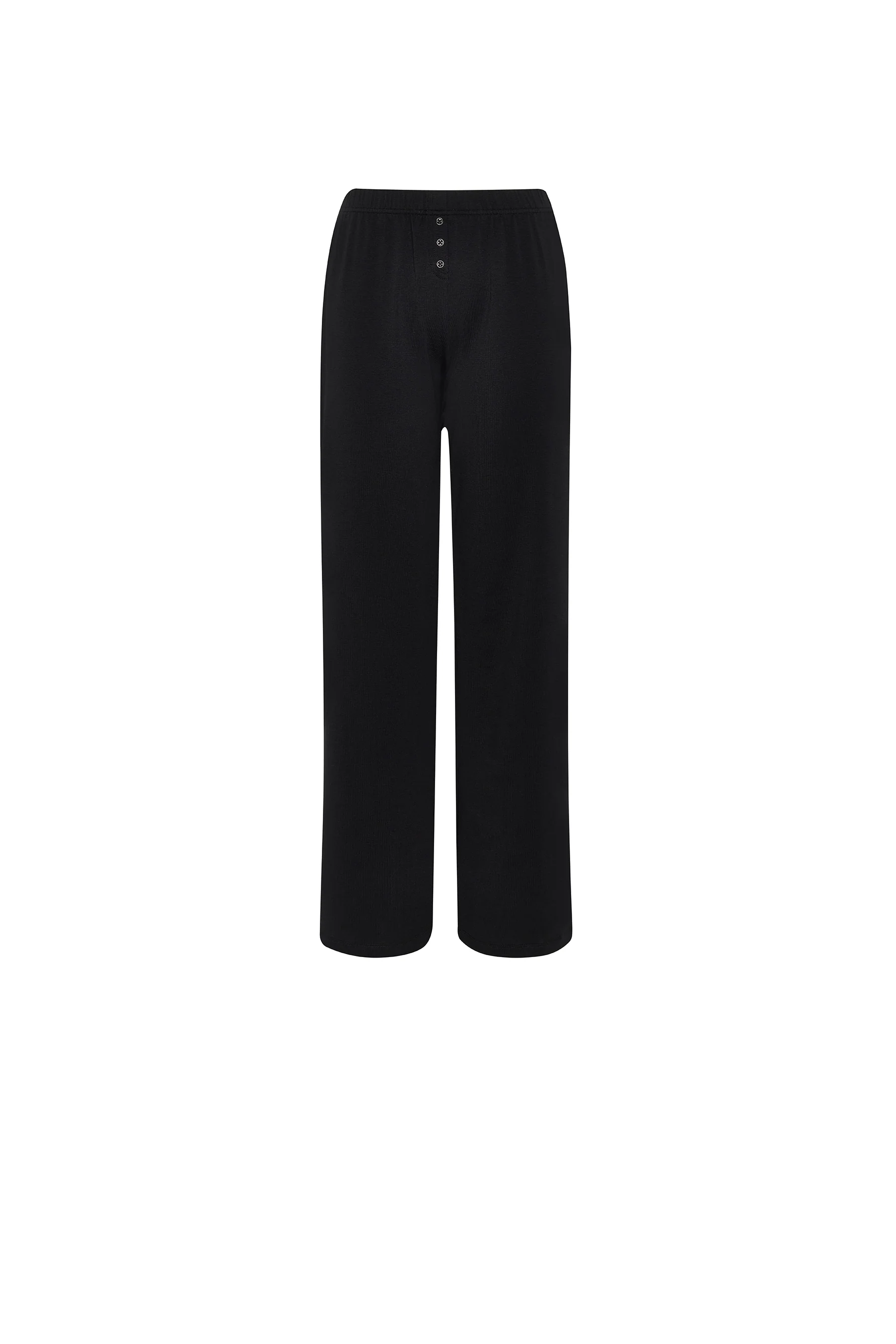 The Pant: Black Cotton Jersey - Image 3