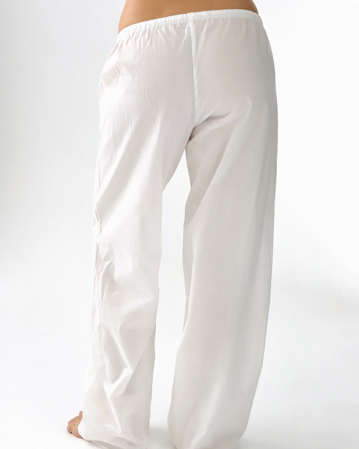 The Pant: White Cotton Voile - Image 6