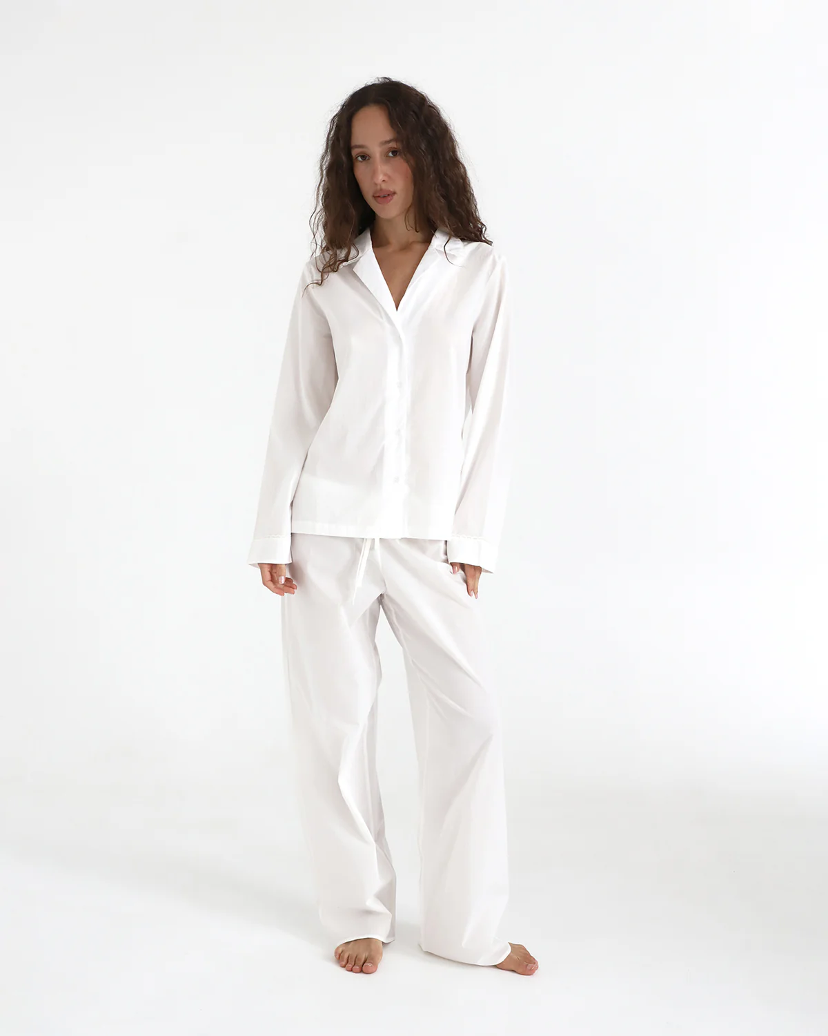 The Pant: White Cotton Voile - Image 8